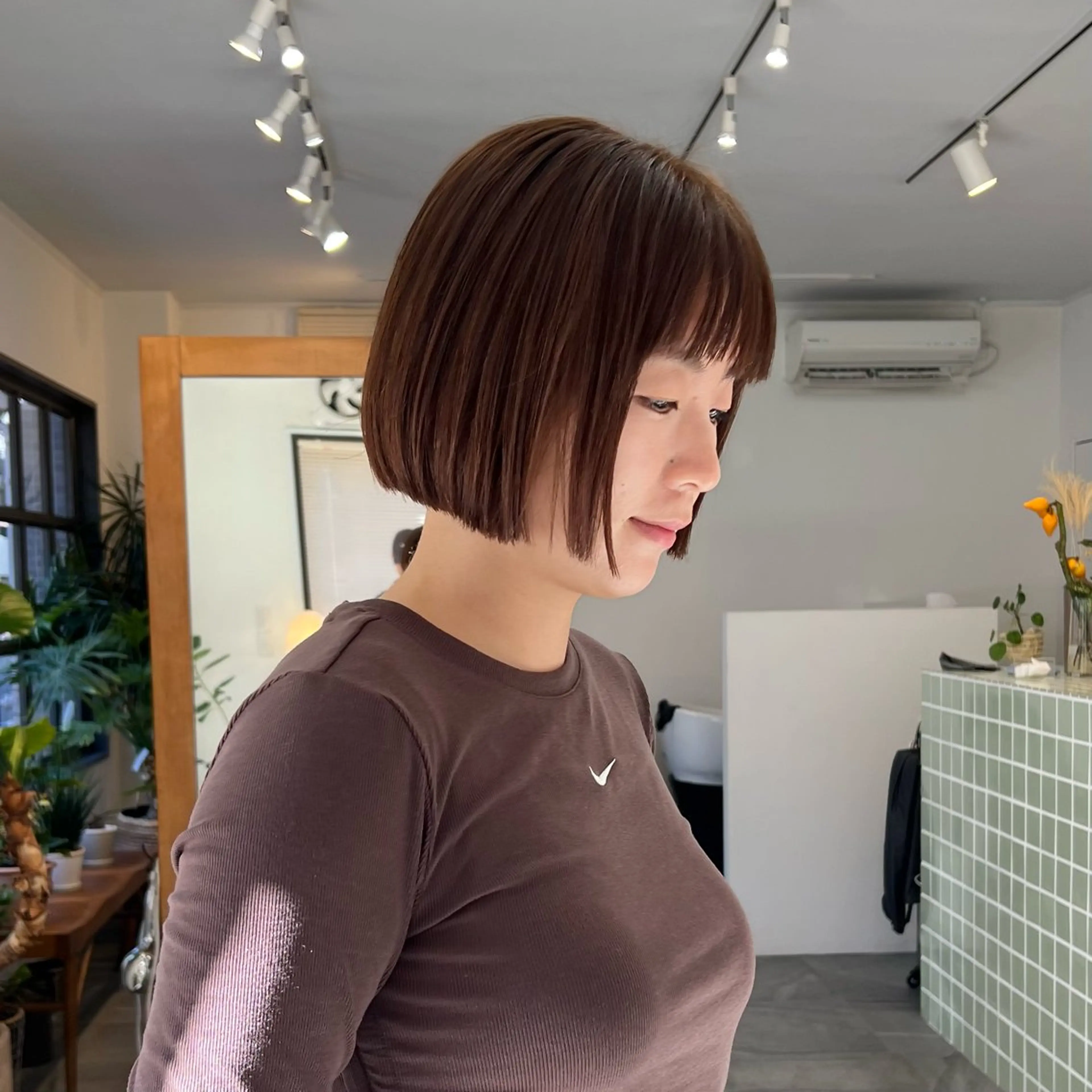 ショート カラー ブラウンカラー ボブ カット ヘアカラー トリートメント 蔵前 デザインカット KOBAYASHIのその他イメージ