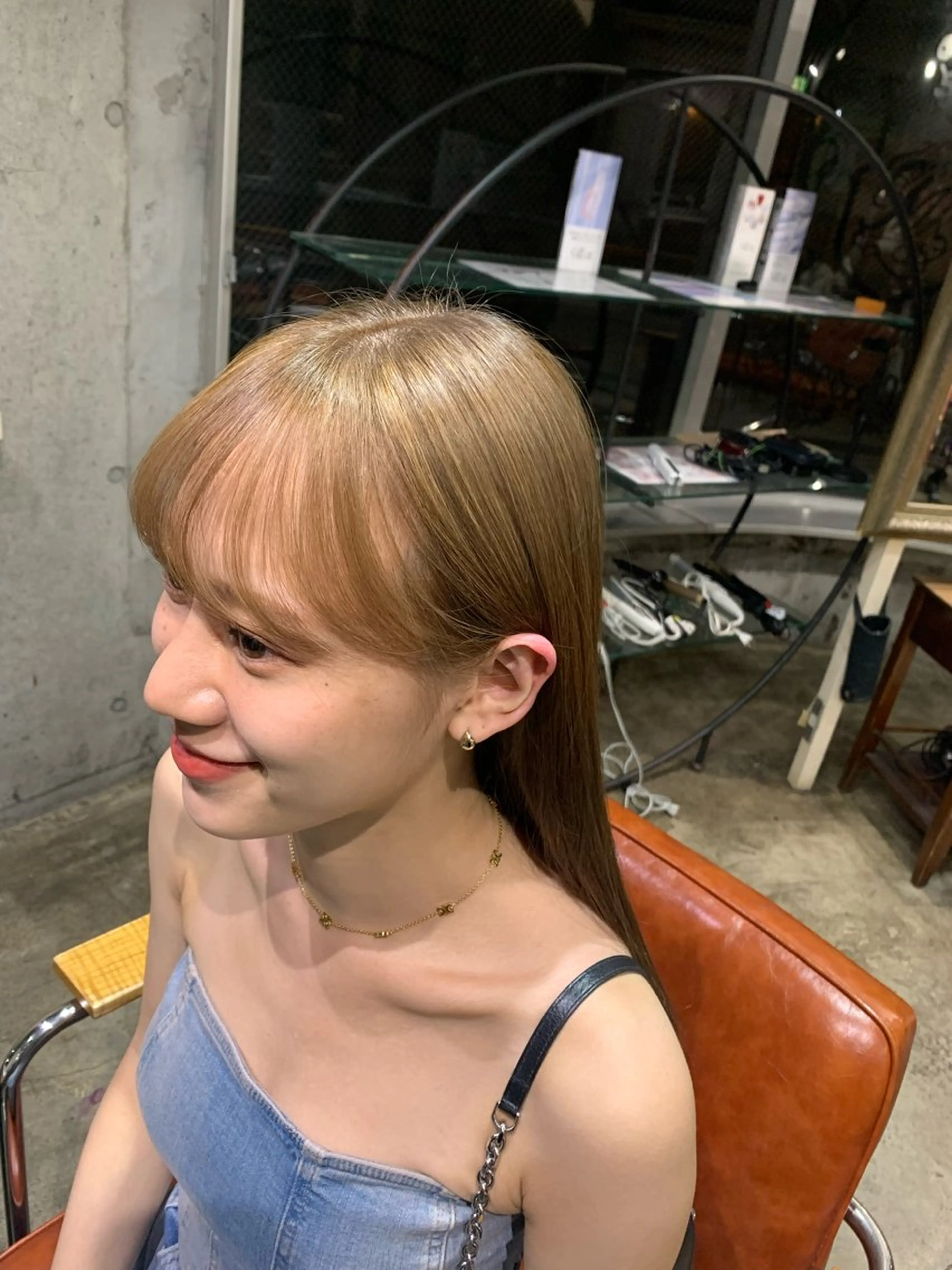 ロング カラー 縮毛矯正/韓国ヘア /ブリーチ/ヒロのヘアスタイル