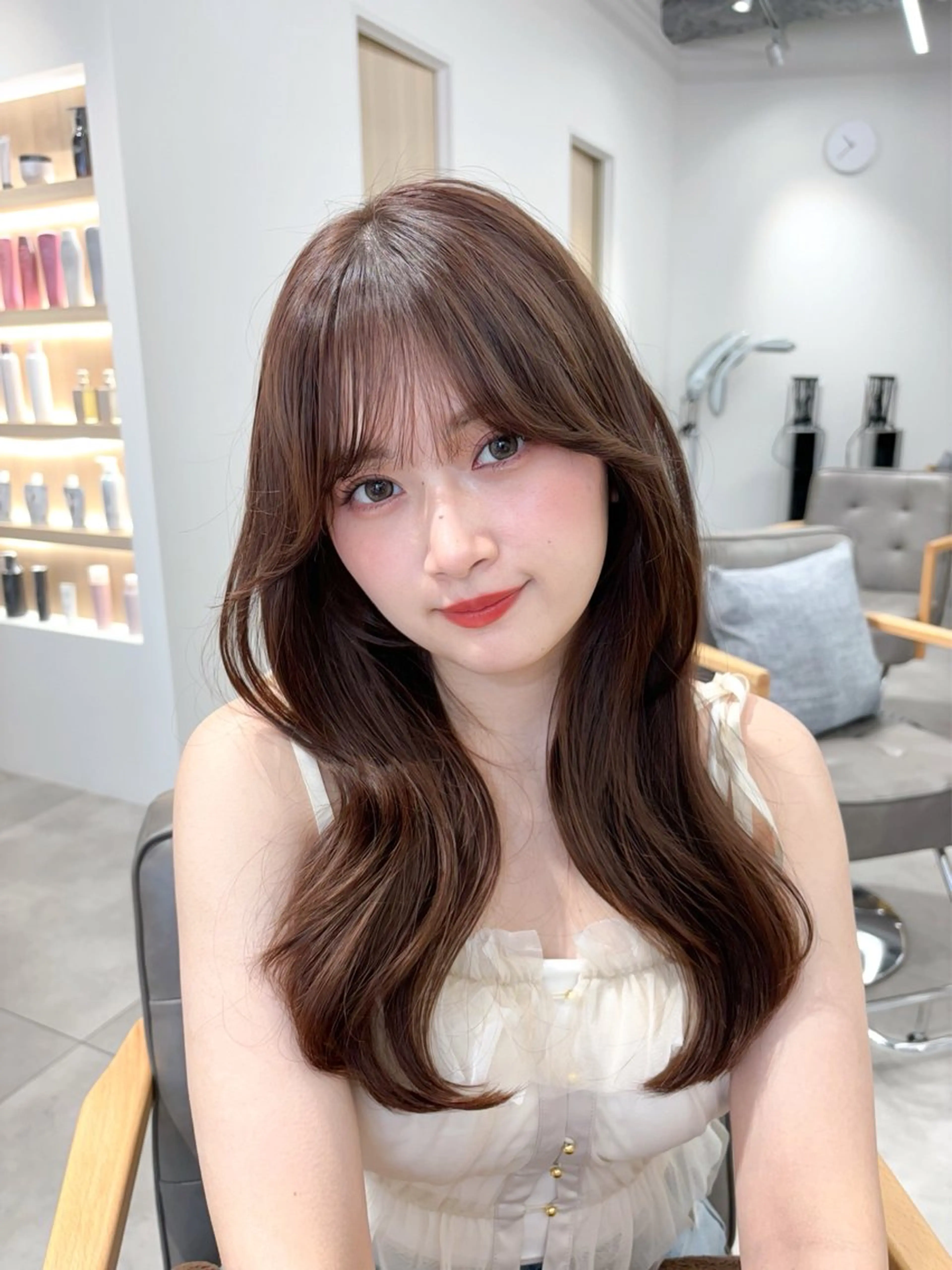 カラー ばんちなつ / ボブ/透明感カラーのヘアスタイル