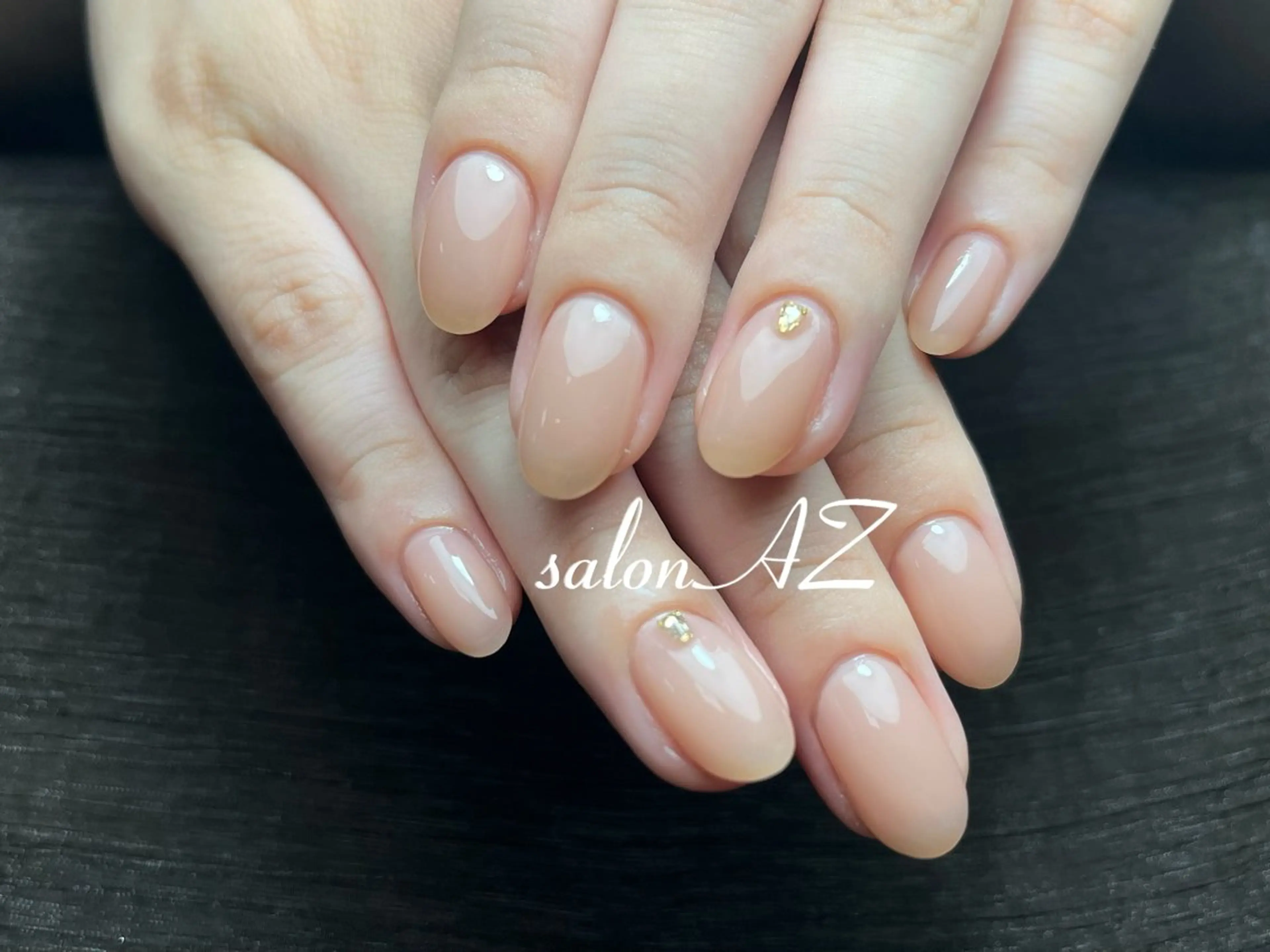 ネイル アートネイル 長さ出し フットネイル フレンチネイル ジェルネイル ハンドネイル salon AZのネイルデザイン