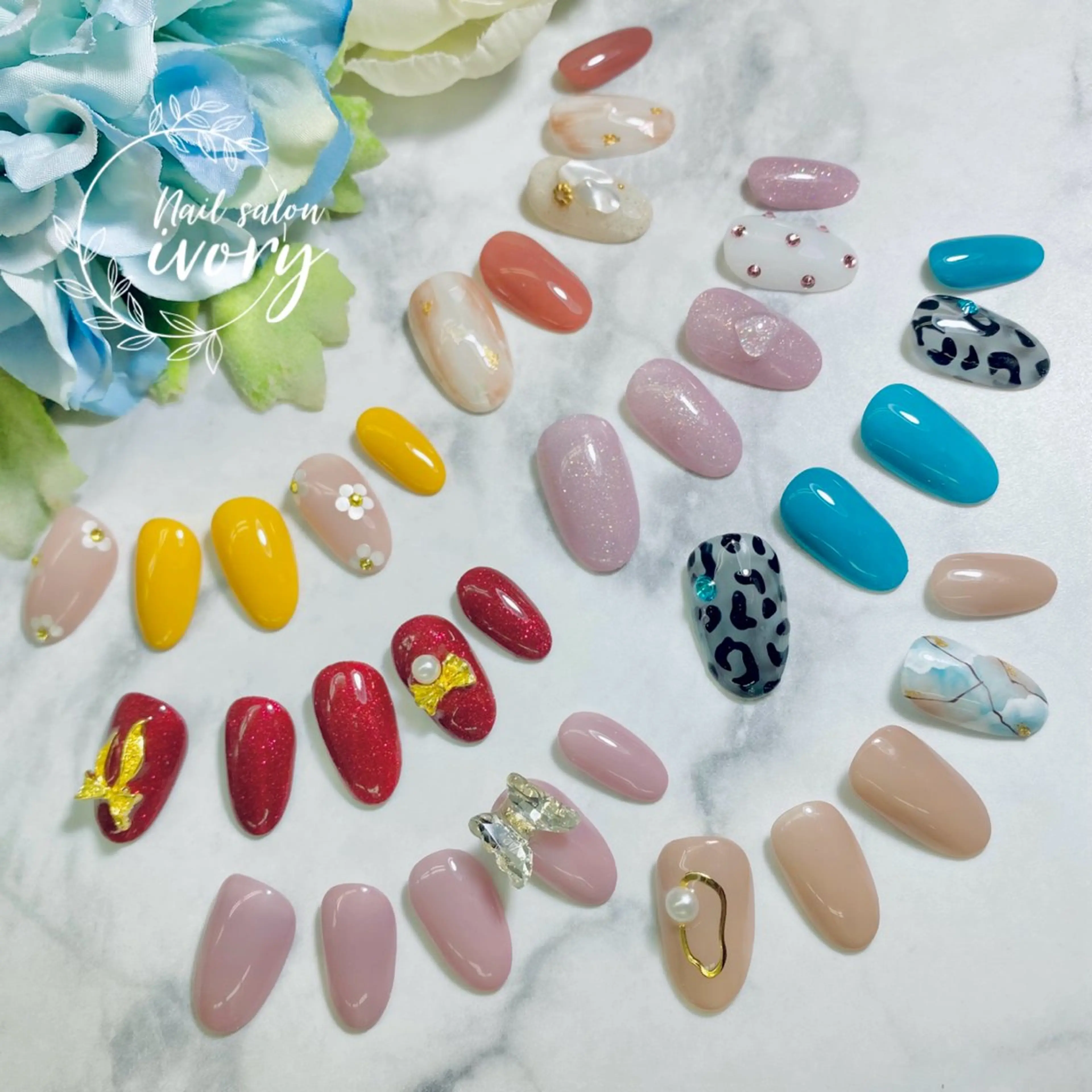 ネイル 矢場町ネイルサロン アイボリーのネイルデザイン