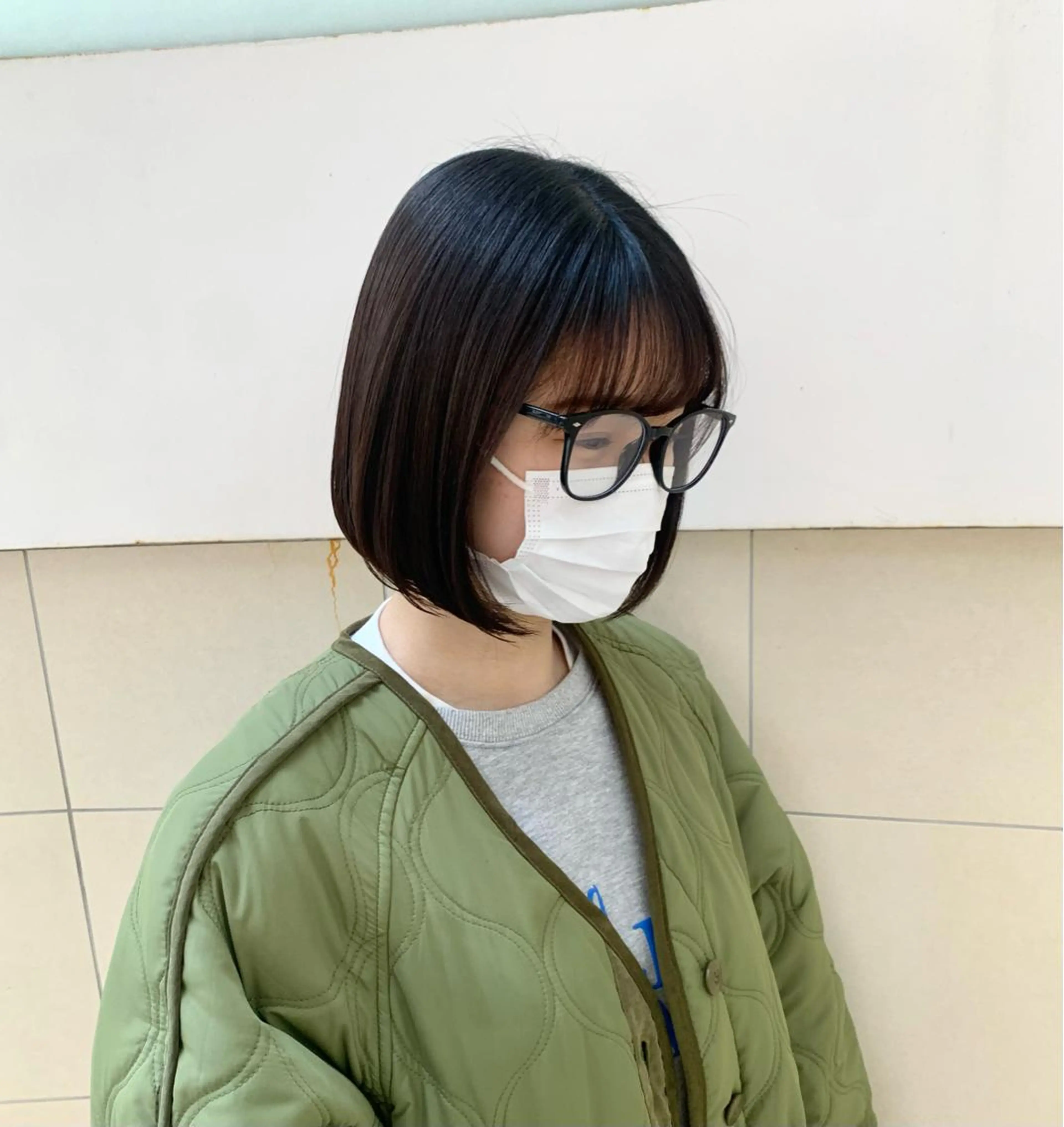 ショート 【韓国艶カラー🎀】 添田 菜摘のヘアスタイル