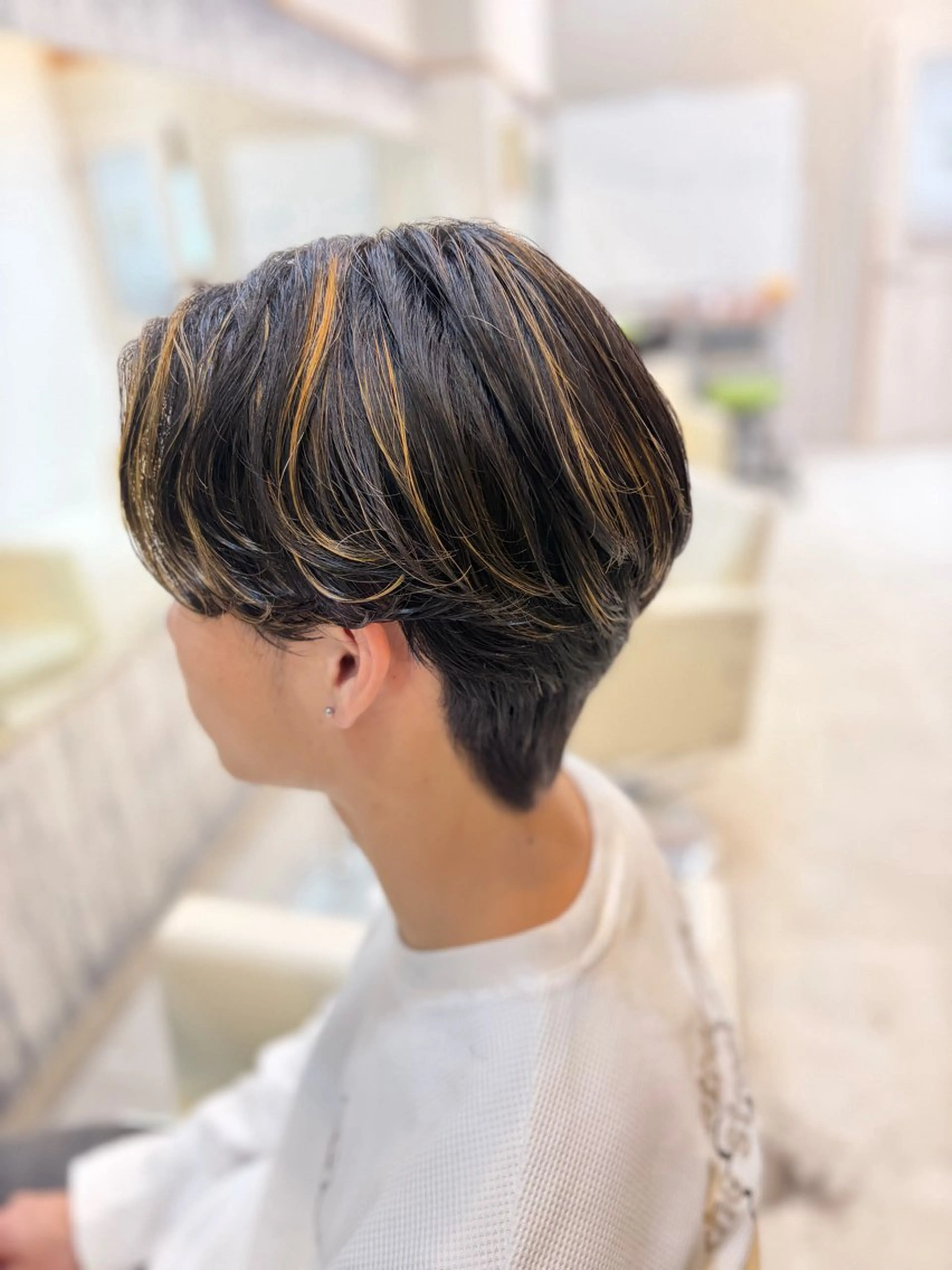 ミディアム メンズ メンズウルフカット ウルフカット りゅうせい ／モデル募集中のヘアスタイル