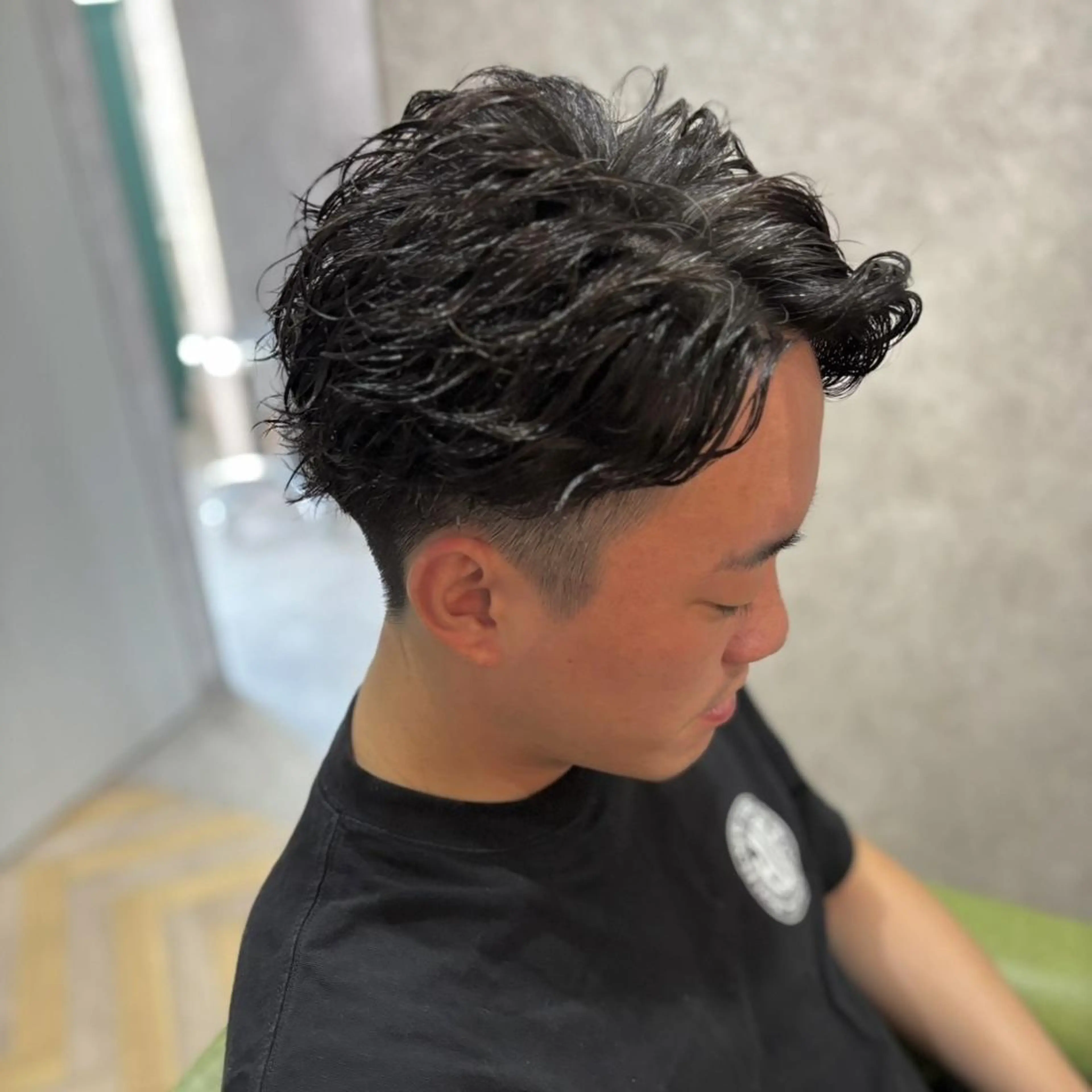 パーマ メンズ 池田 一輝のヘアスタイル