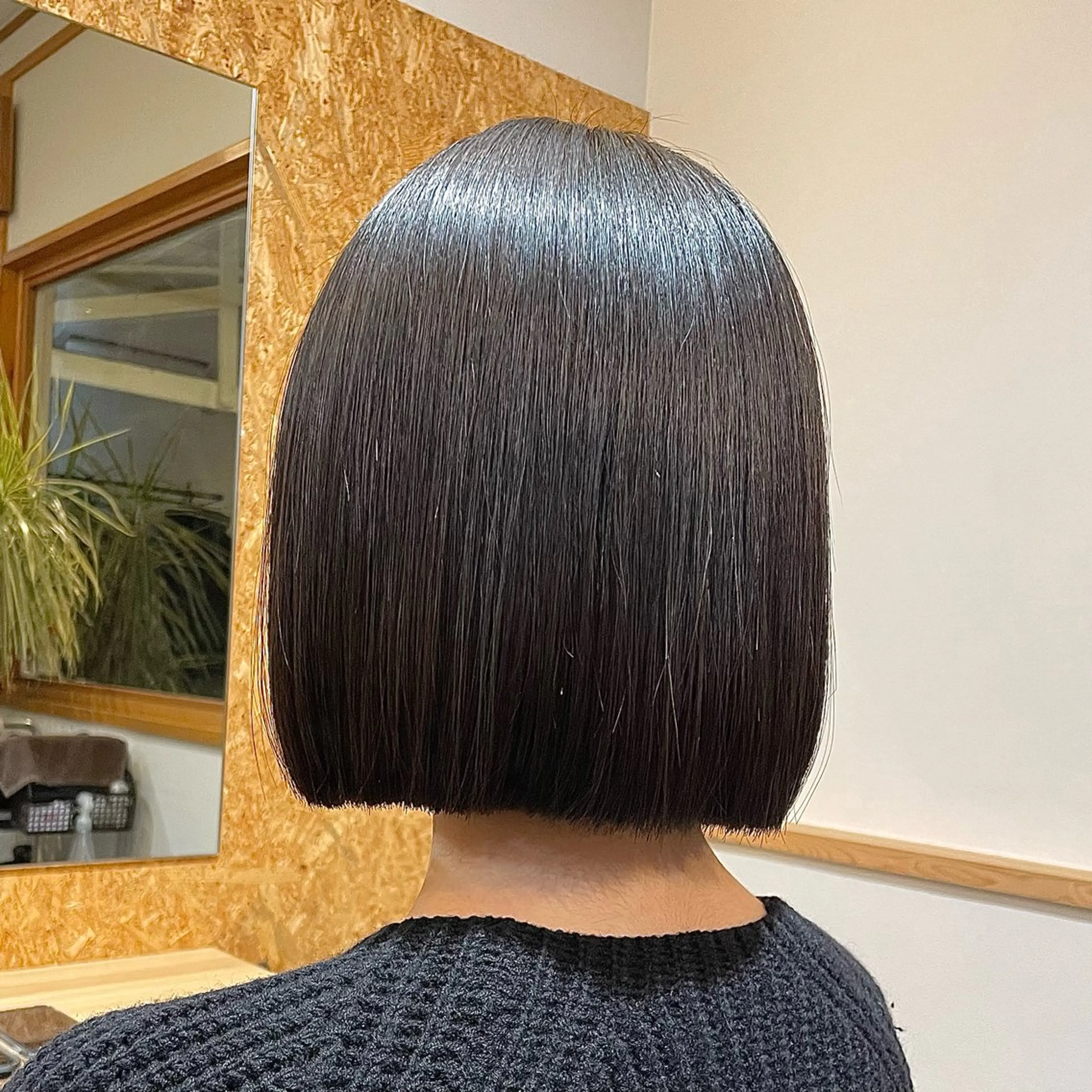 ショート ボブ 縮毛矯正 こいけ みきののヘアスタイル