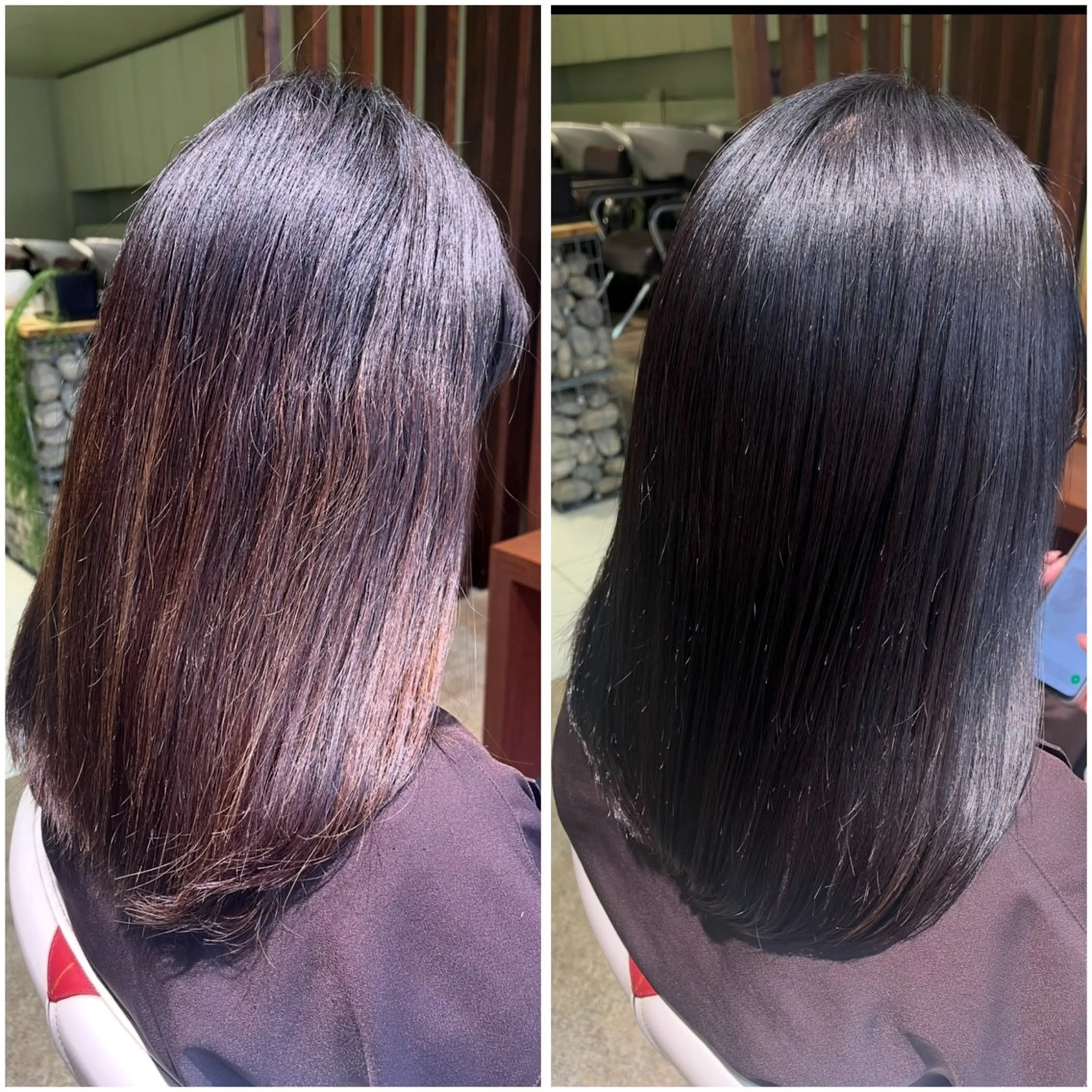 ミディアム カラー 縮毛矯正/ハイトーン ❤︎❤︎YURINOのヘアスタイル