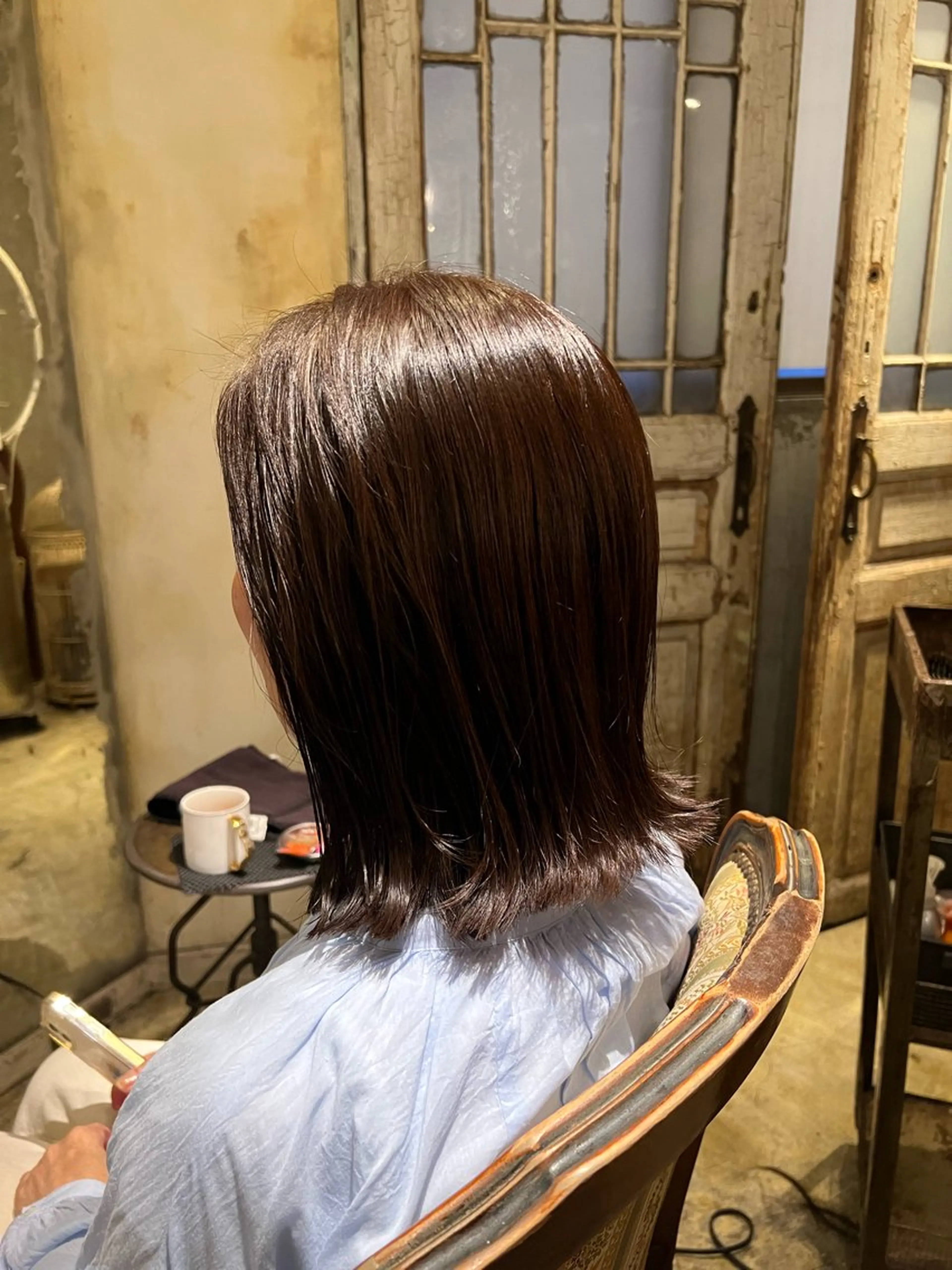 ミディアム 永山 萌文のヘアスタイル