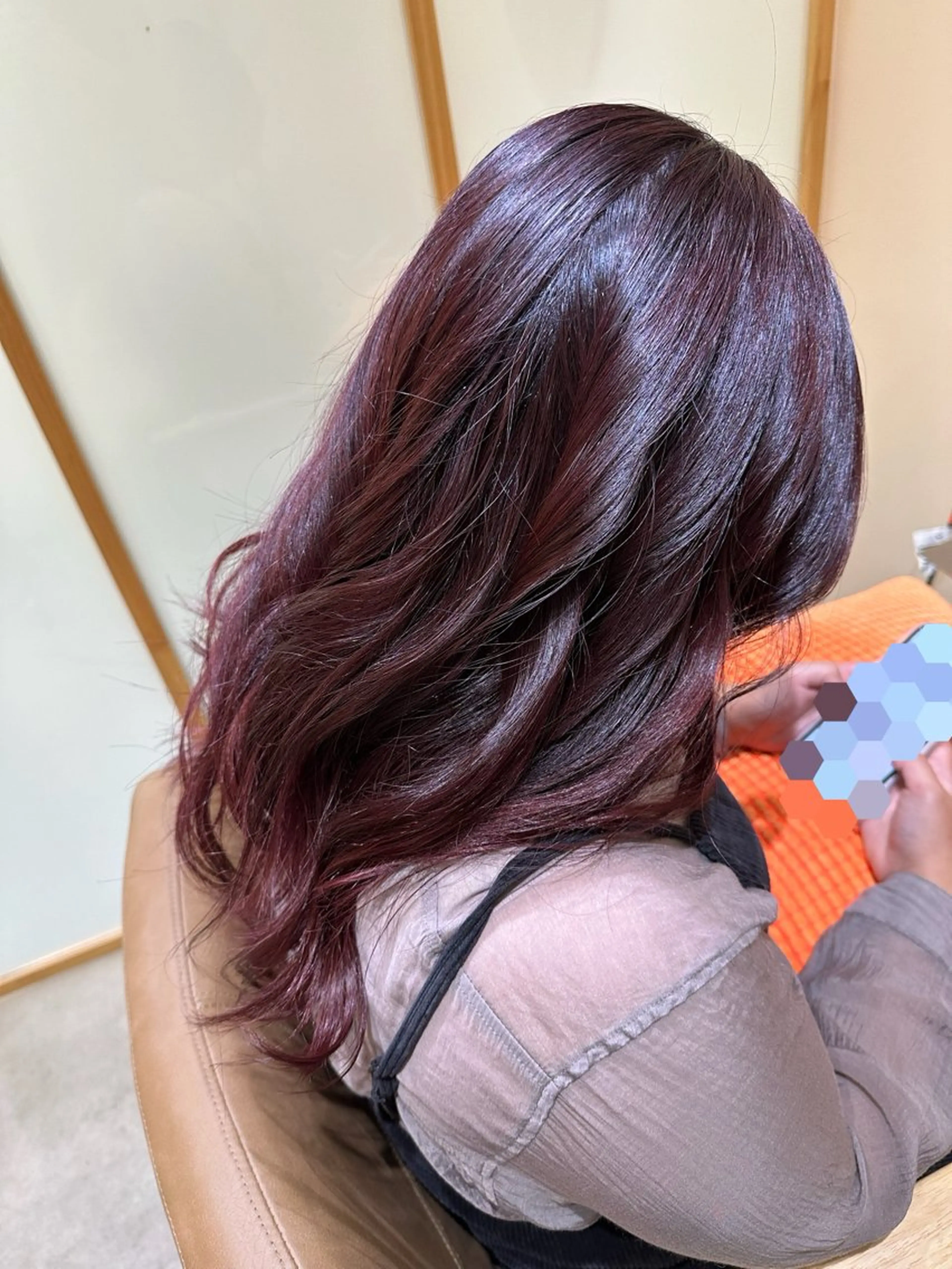 セミロング ヘアカラー トリートメント Zina川口店所属・౨ৎ︎Zina 川口 KIRARI౨ৎのヘアスタイル