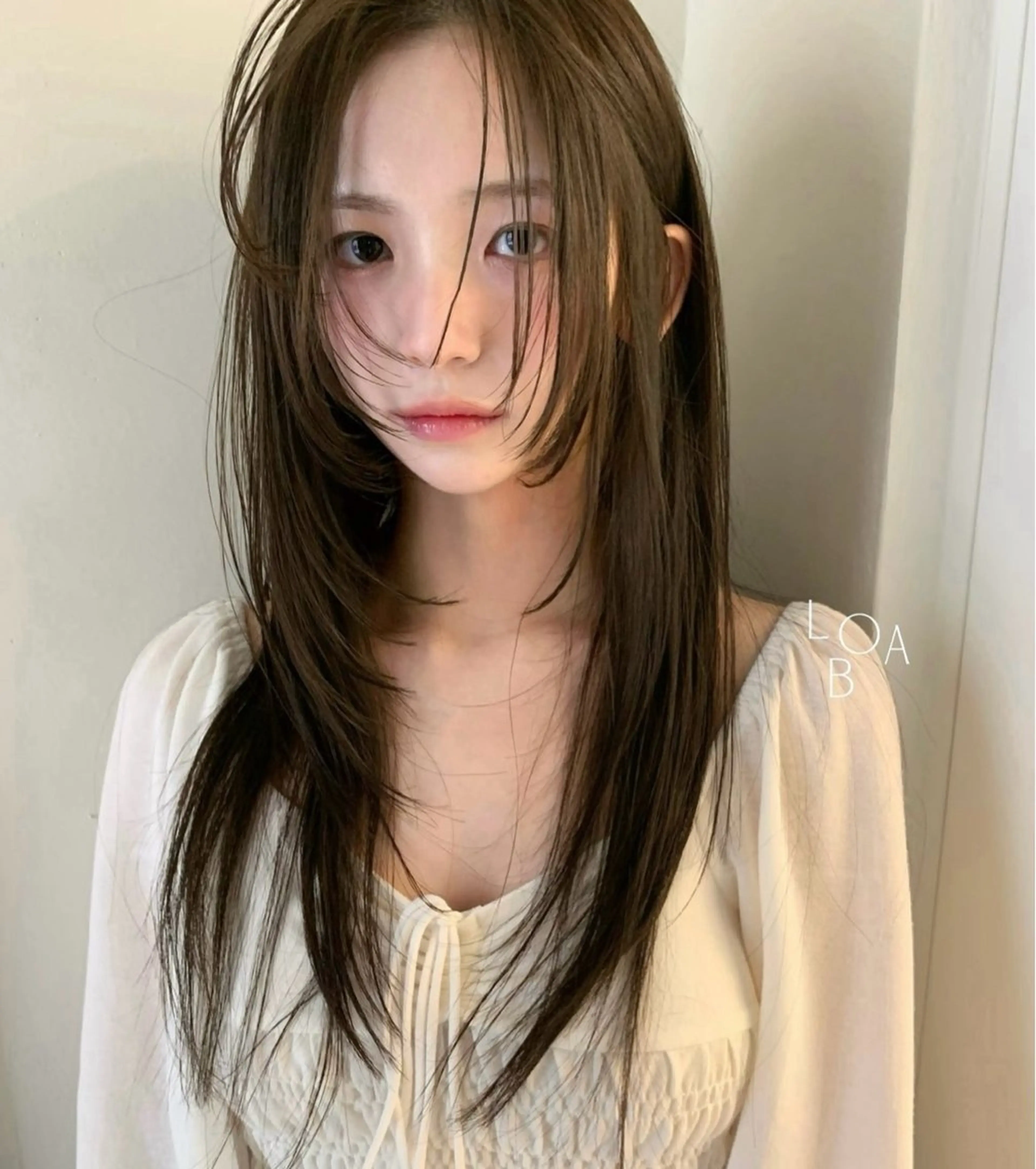 ロング レイヤーカット -みつま はるな-のヘアスタイル