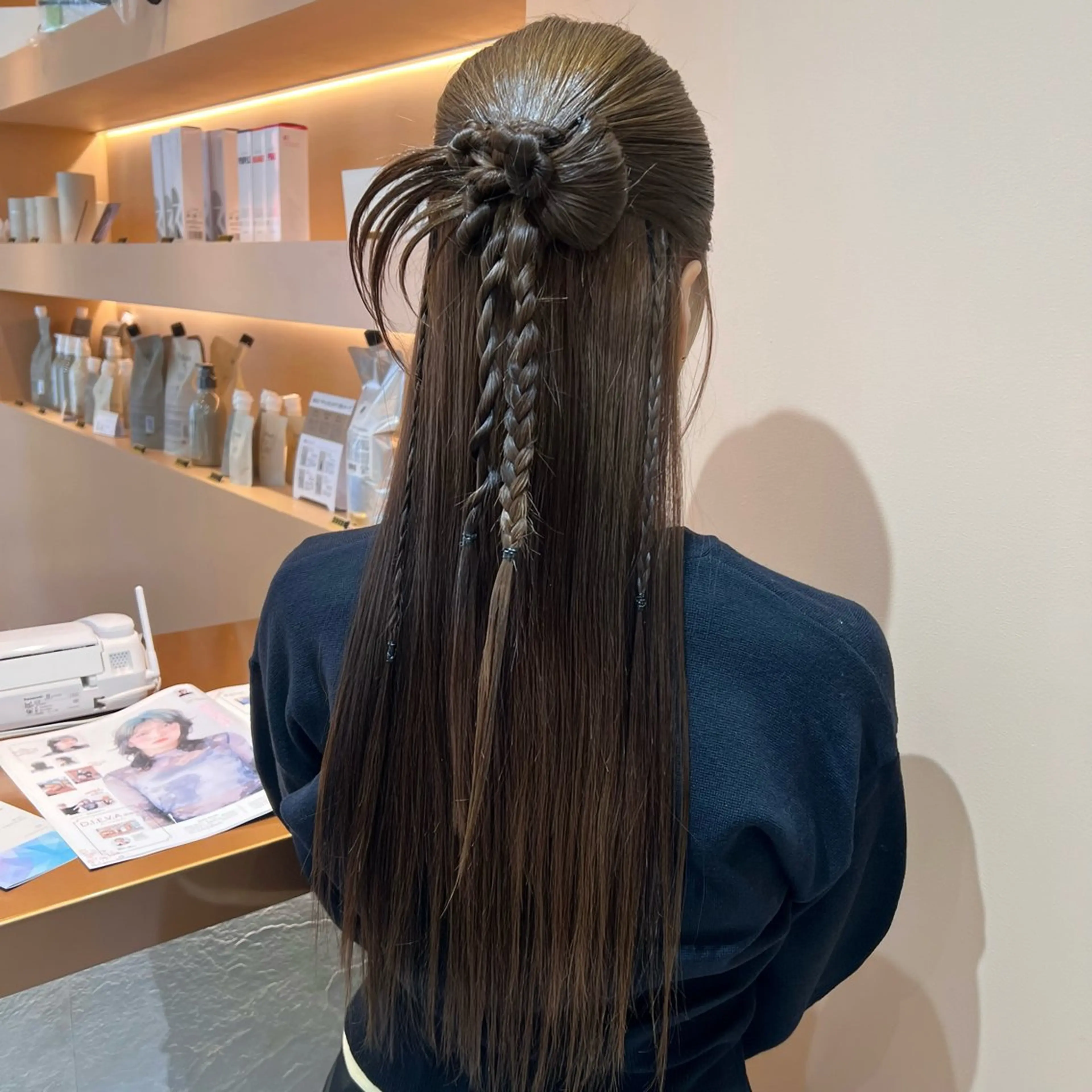 ロング ヘアセット ✨カチモリ✨レイヤー 韓国ヘア🇰🇷ゆいのヘアスタイル
