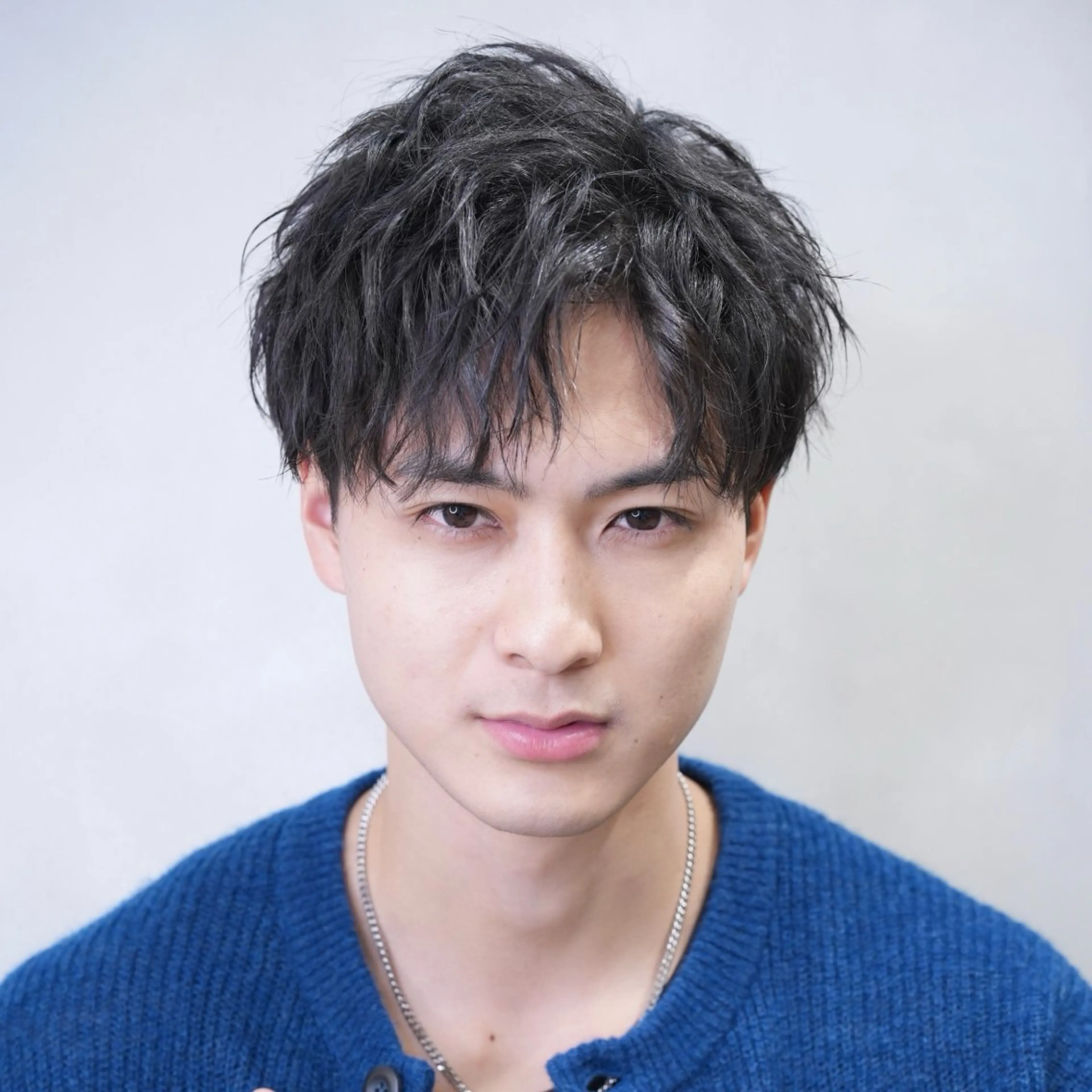 ショート パーマ トリートメント スパイラルパーマ 稲村侑斗朝セット1分 メンズパーマのヘアスタイル