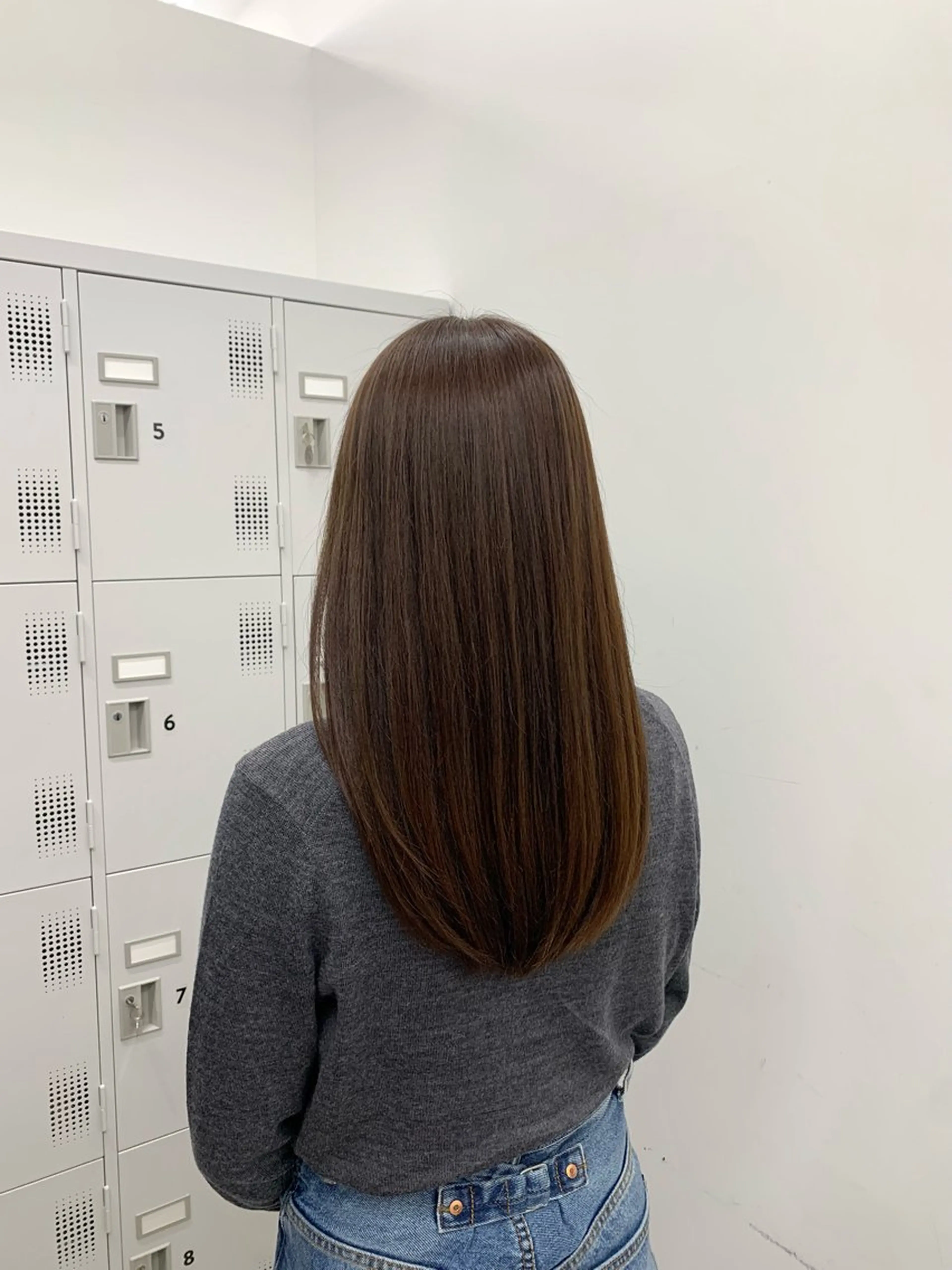 セミロング カラー ブラウンカラー ナチュラルブラウン ヘアカラー トリートメント 本格ヘッドスパ🌿 ×ヘア　佐藤のヘアスタイル