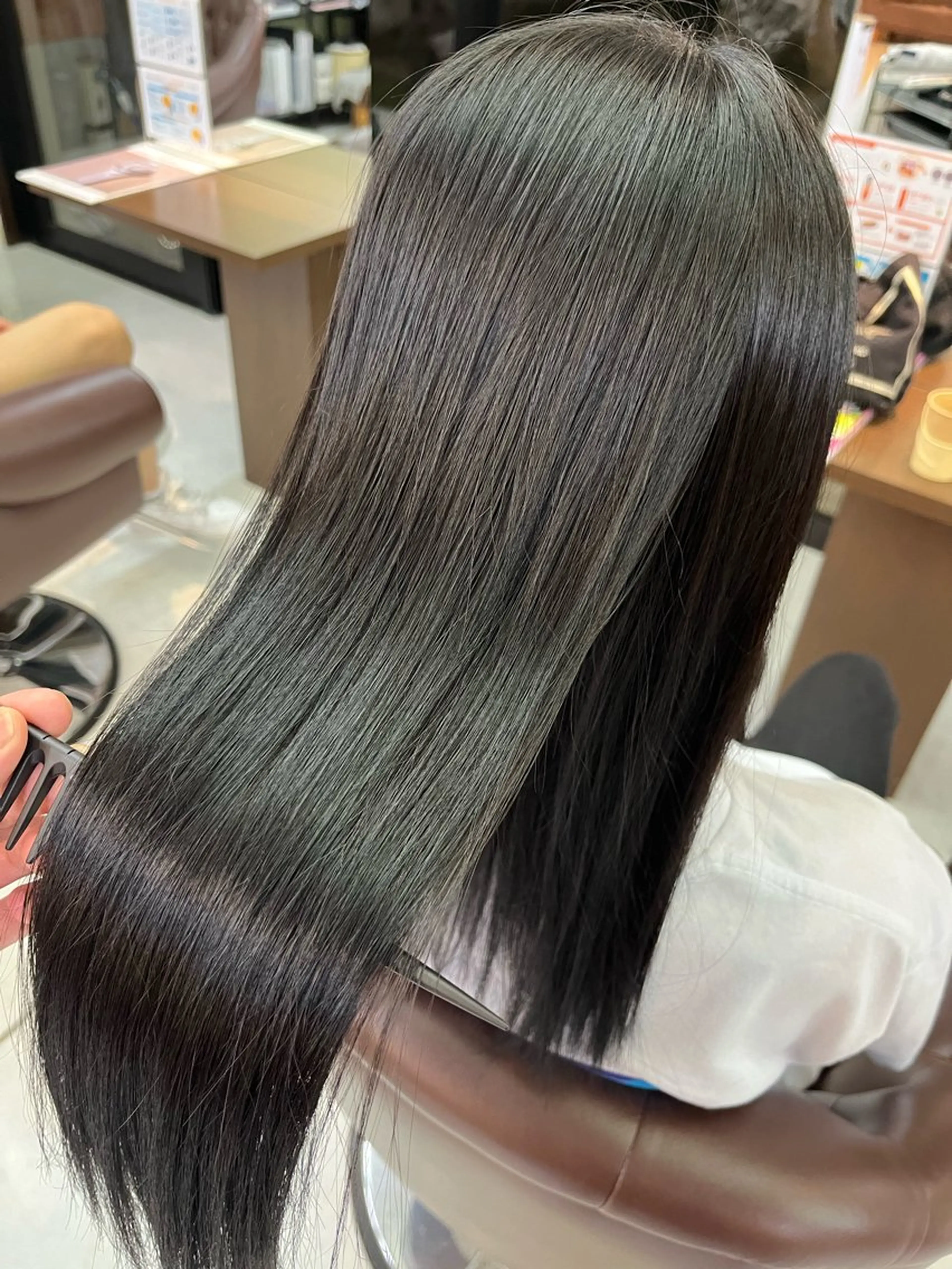 【人気NO.2🥈】【50%OFF✨】【他店で解決できない癖を解決】カット+髪質改善ストレート30000円→15000円の写真