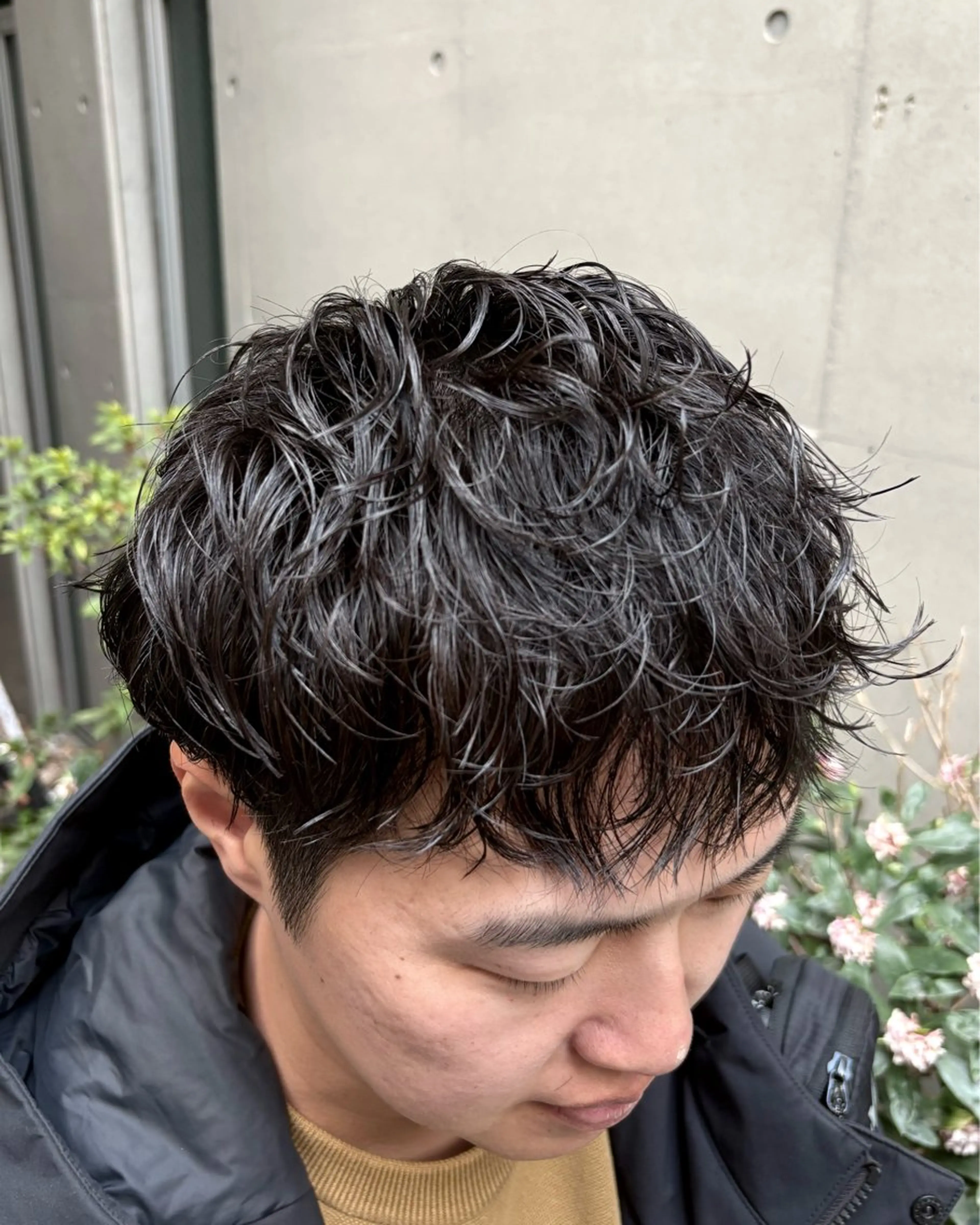 ショート メンズ カット パーマ 【メンズ特化】 横浜美容師kuのヘアスタイル