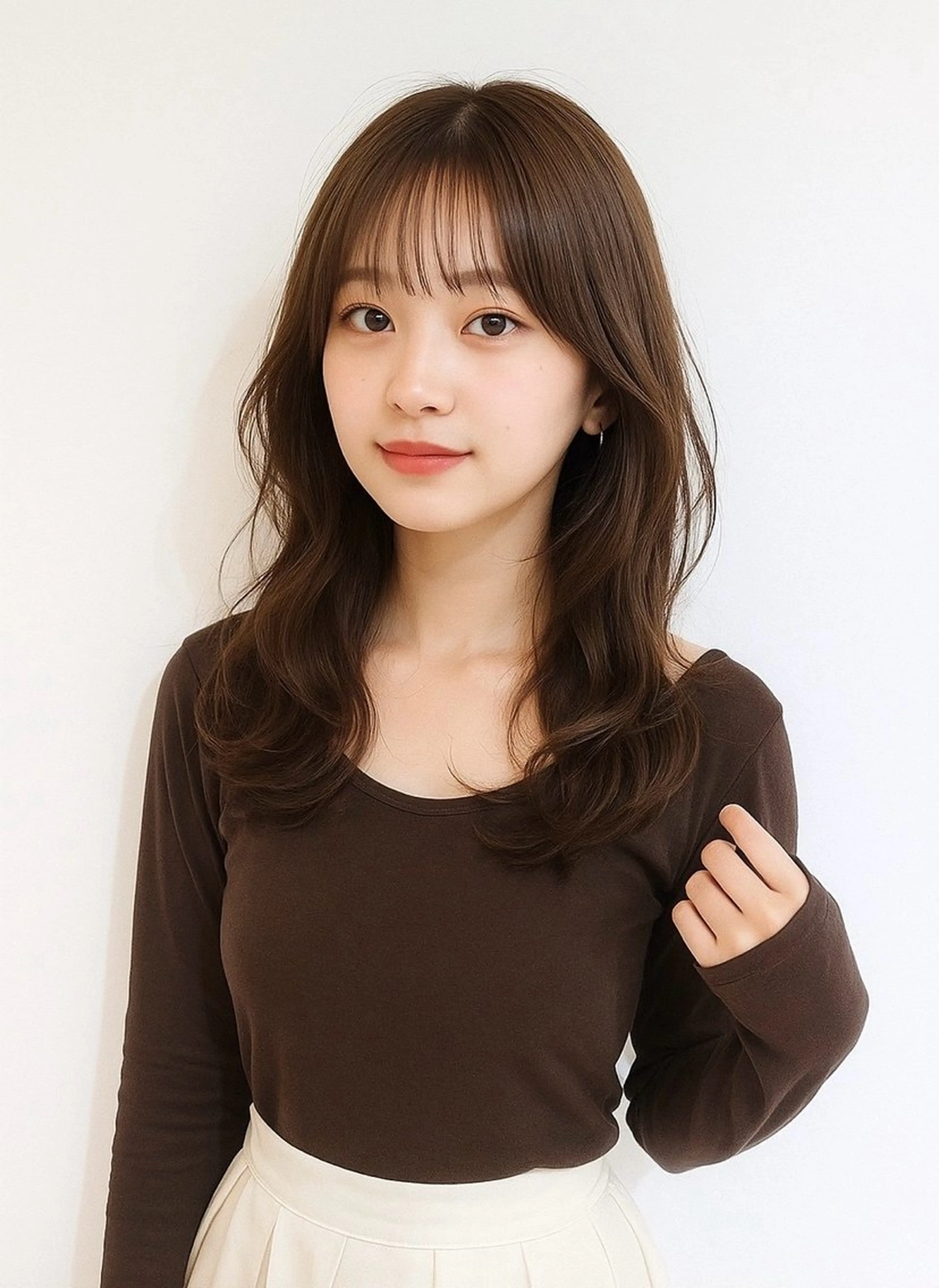 ロング レイヤーカット Gain池下 レディースのヘアスタイル