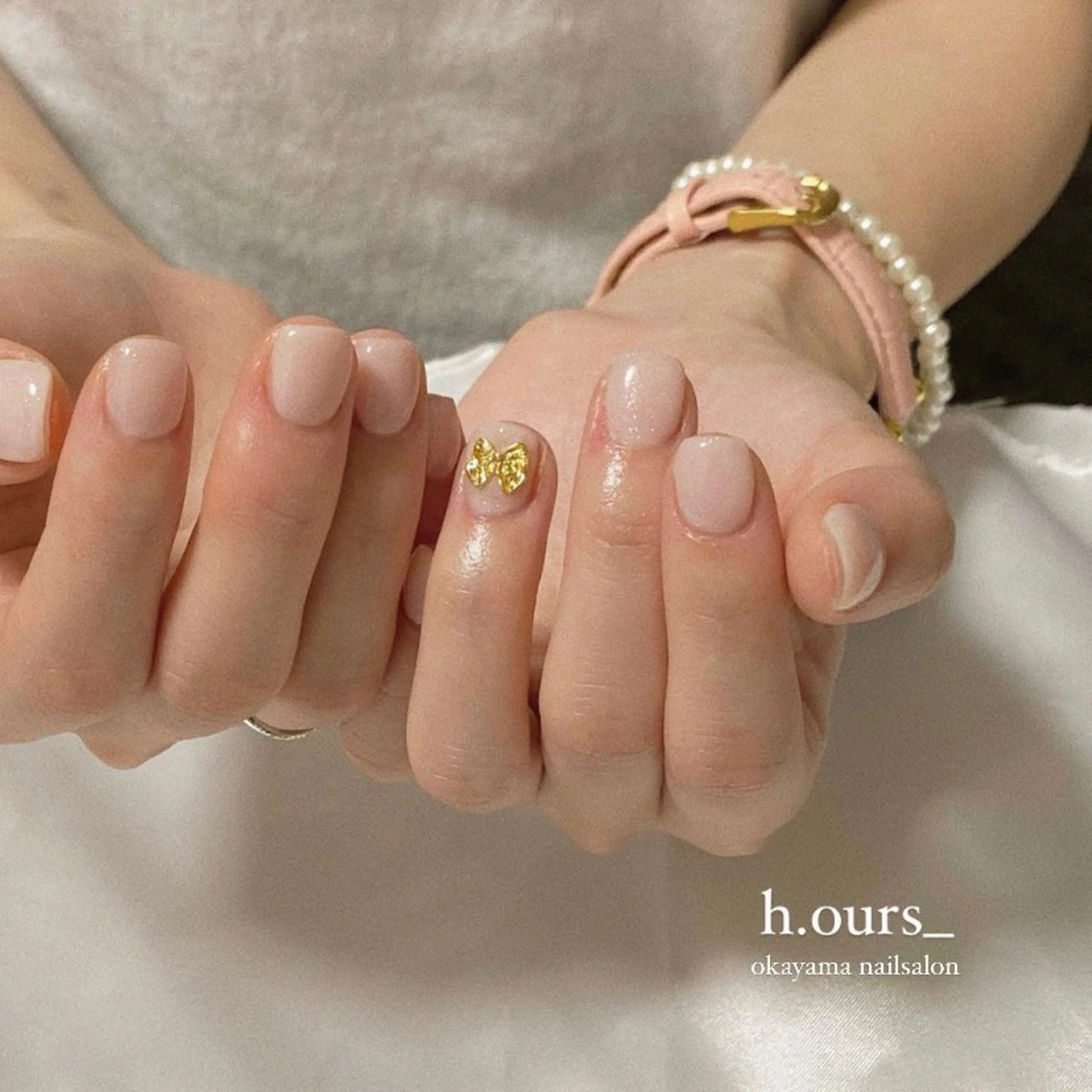 ネイル ジェルネイル ワンカラーネイル シンプルネイル h.ours _のネイルデザイン