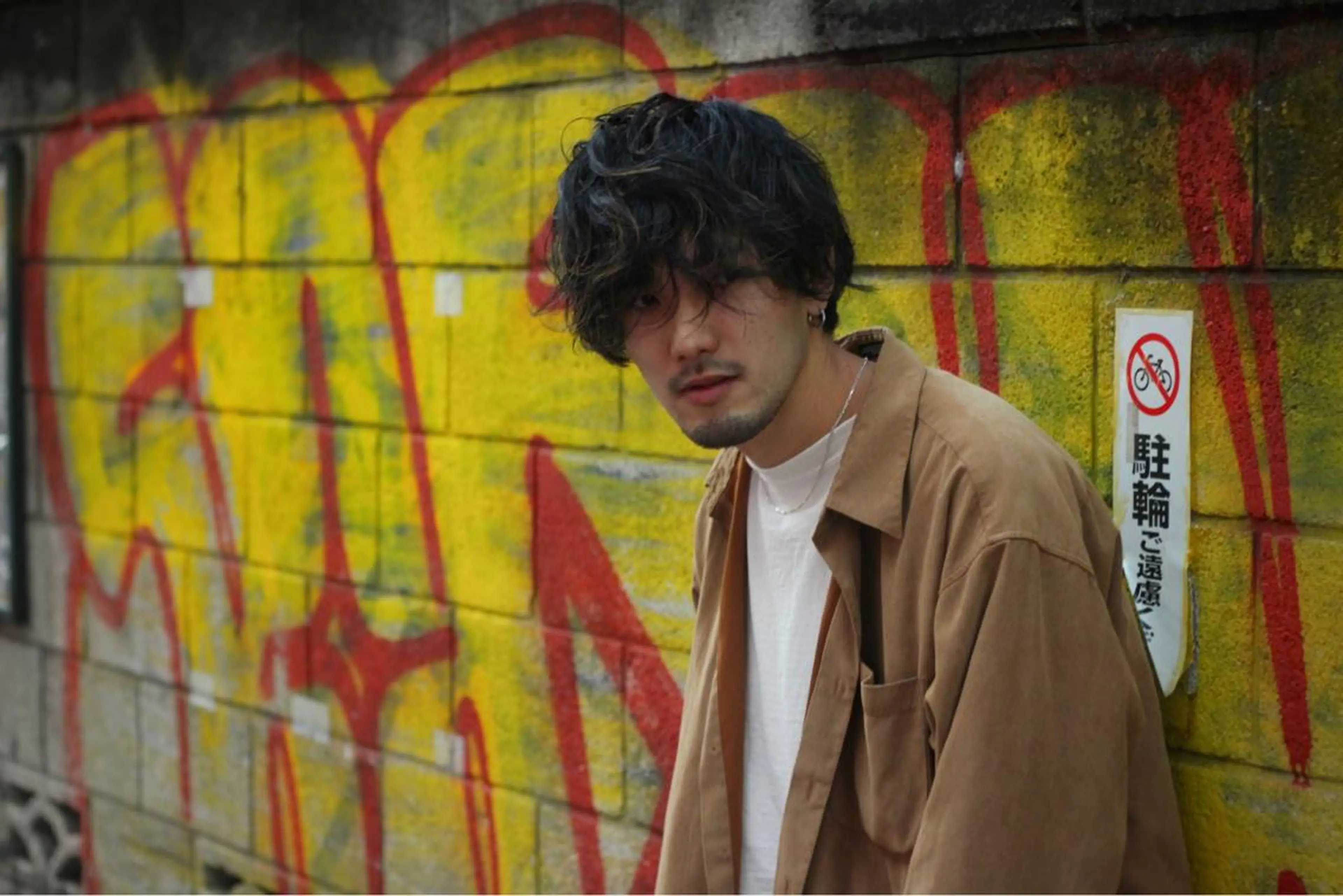 ミディアム パーマ メンズ ミディアムパーマ メンズパーマ カット パーマ ヘッドスパ ROW吉祥寺✨ 髪質改善TR&スパ✨のヘアスタイル