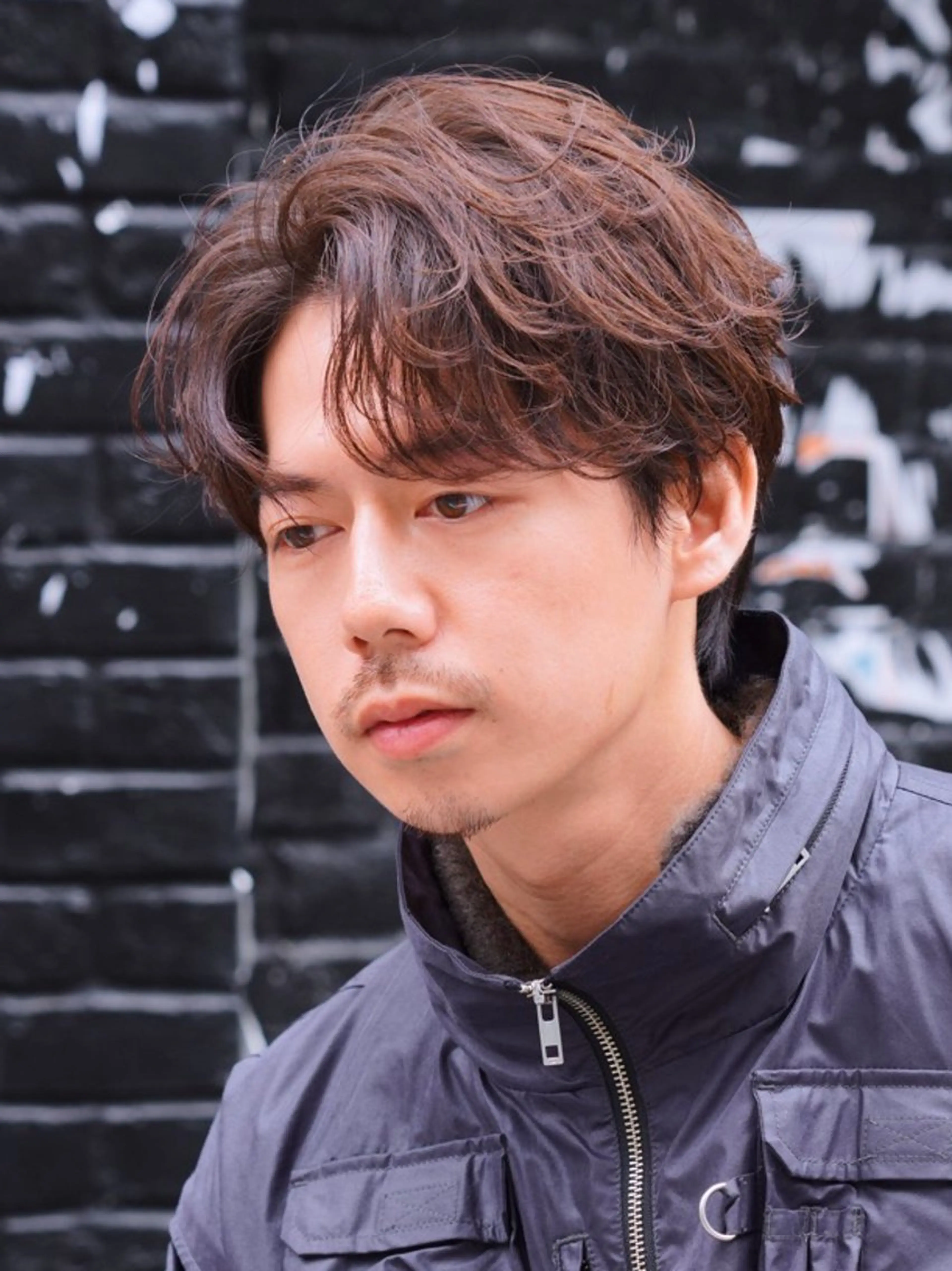 パーマ メンズ フェザーパーマ マッシュ メンズパーマ 学生（メンズ向け） メンズツイストパーマ カット パーマ fifth/原宿/ シャドウパーマ/カズのヘアスタイル