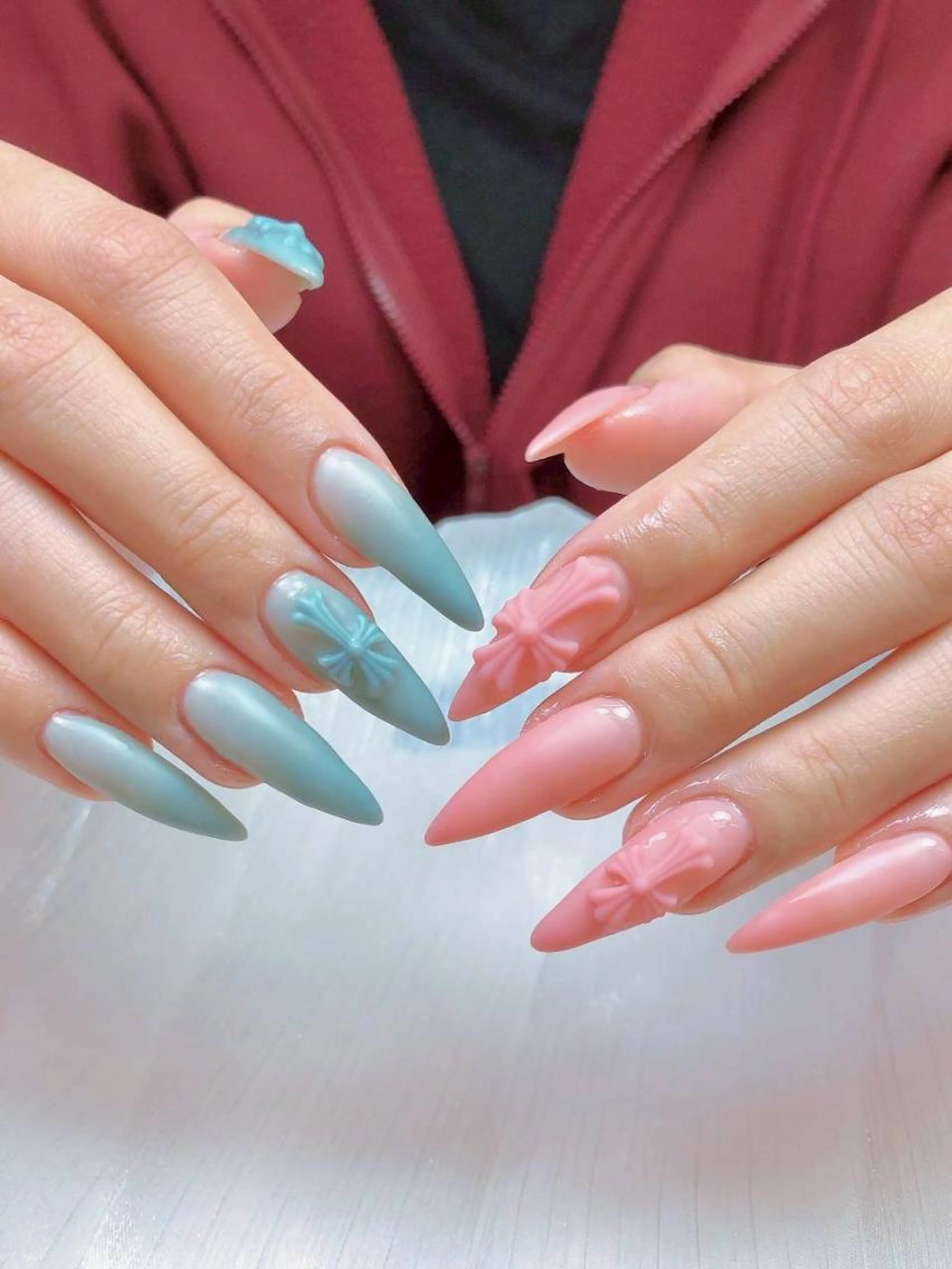 チップ長さだし10本込み💅✨ワンカラー｜パーツ追加OK💡《オフ無料》の写真