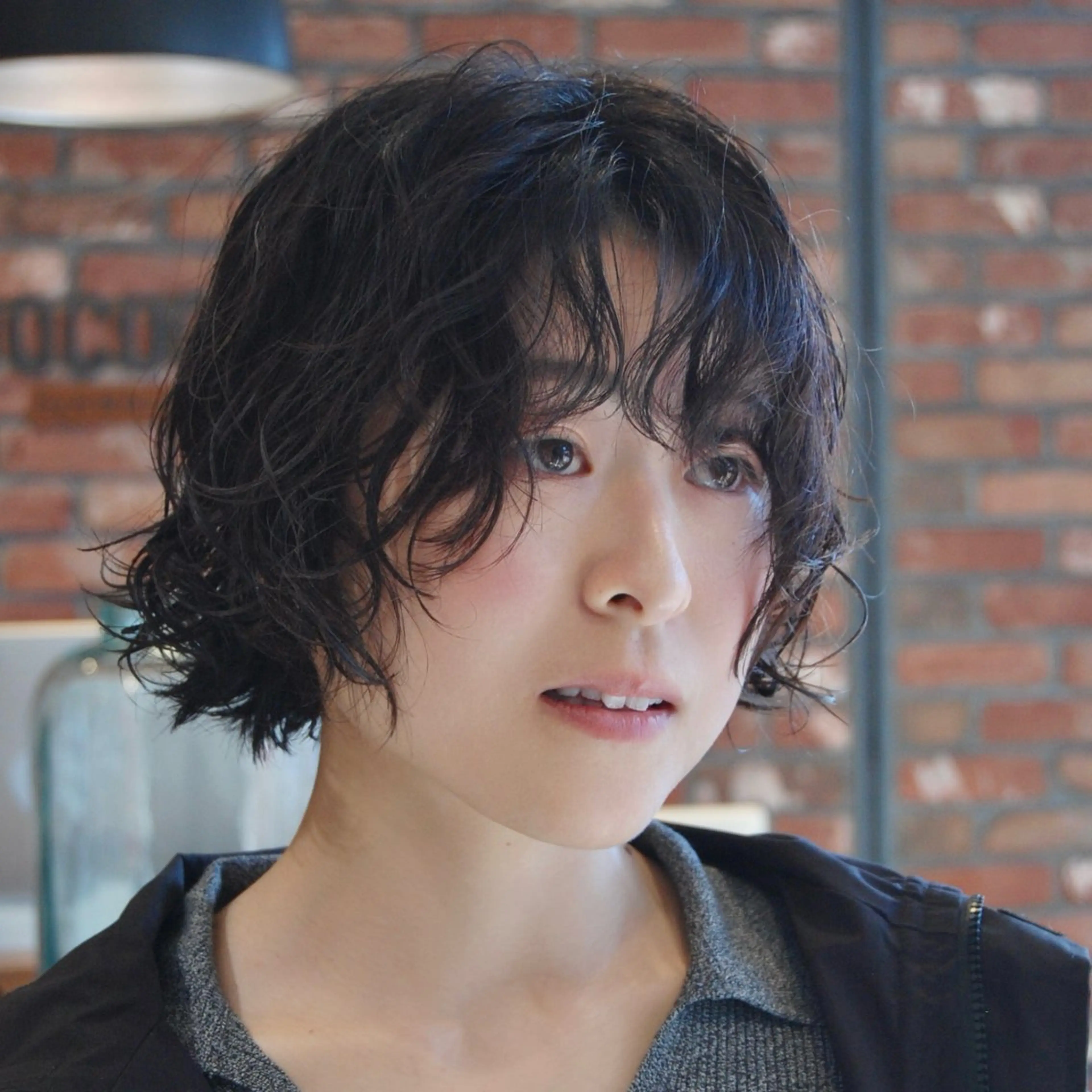 ショート カラー パーマ カット パーマ "ラフな雰囲気"🍃 パーマ🌀かんたまるのヘアスタイル