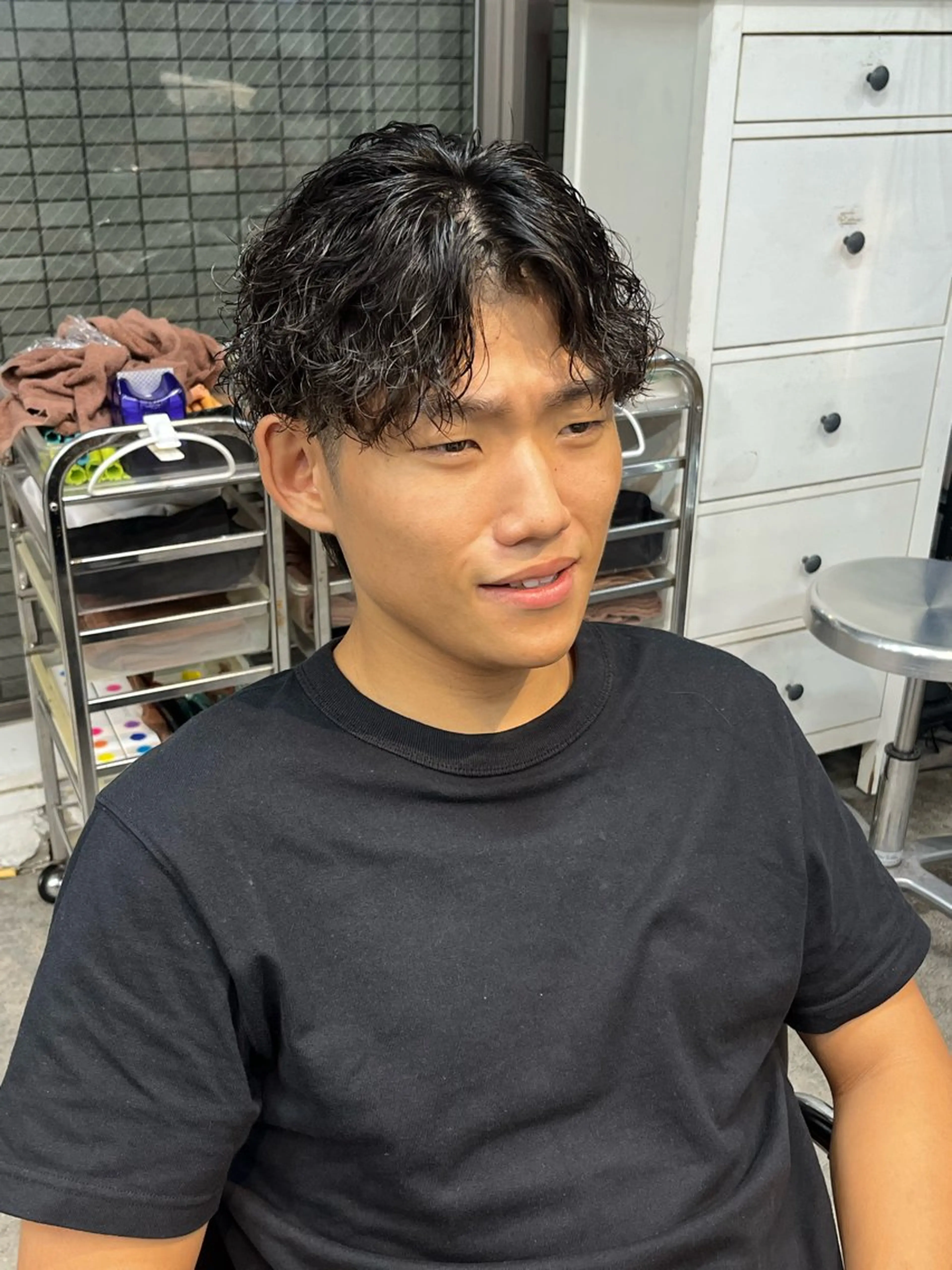 パーマ メンズ メンズパーマ ツイストスパイラルパーマ スパイラルパーマ カット パーマ フェザーパーマ原宿 fifth 凜空のヘアスタイル