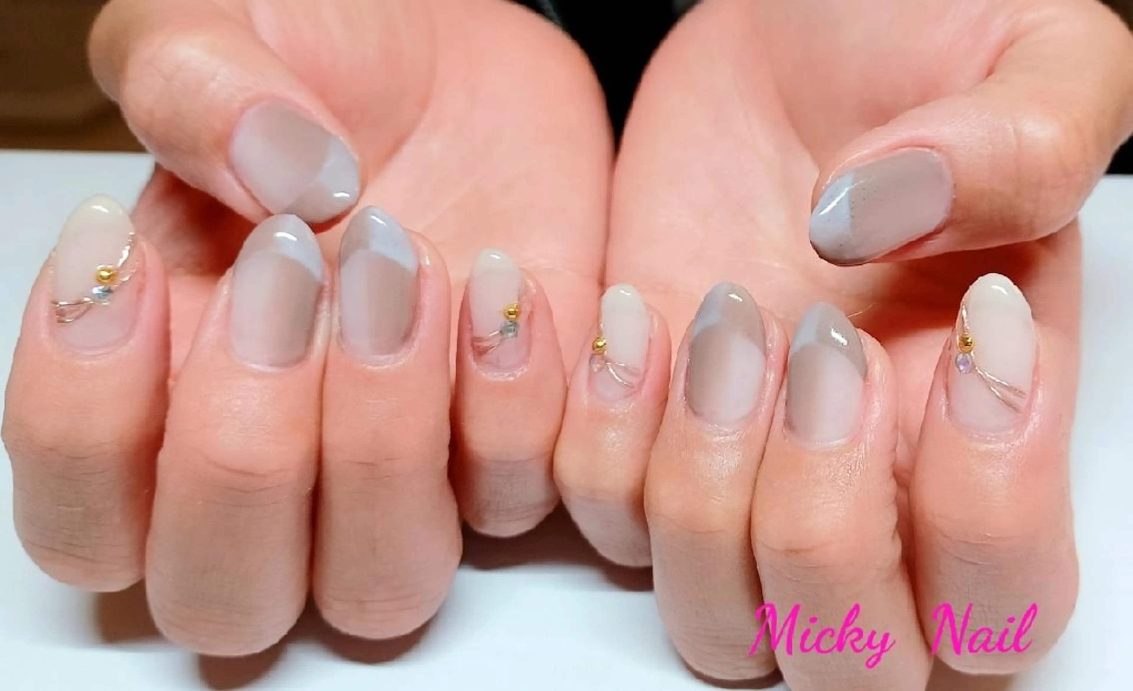 ネイル フレンチネイル オンブレフレンチ Micky nail chikushinoのその他イメージ