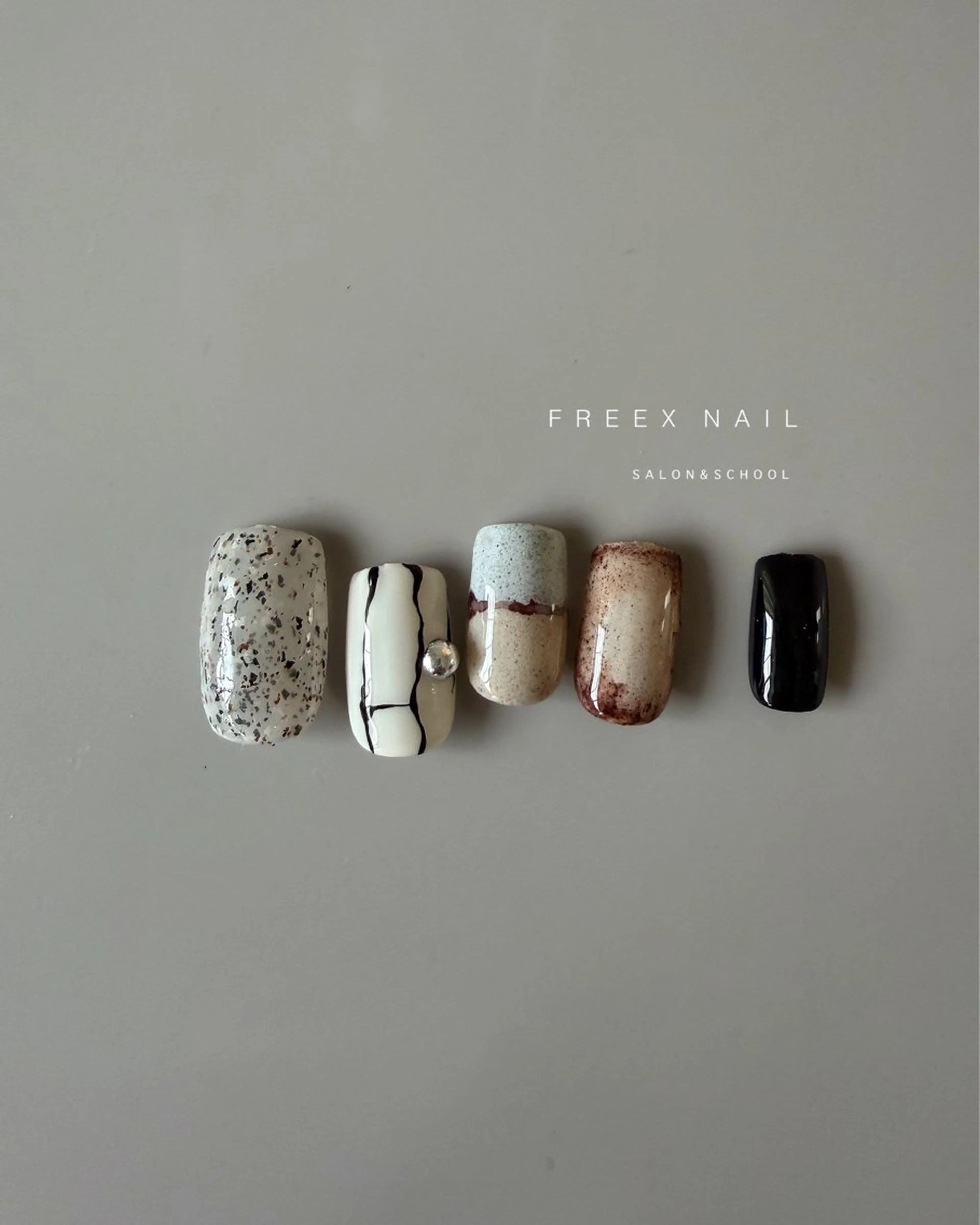 ネイル ハンドネイル ハンドケア freex nail /ニュアンス/個性派のネイルデザイン