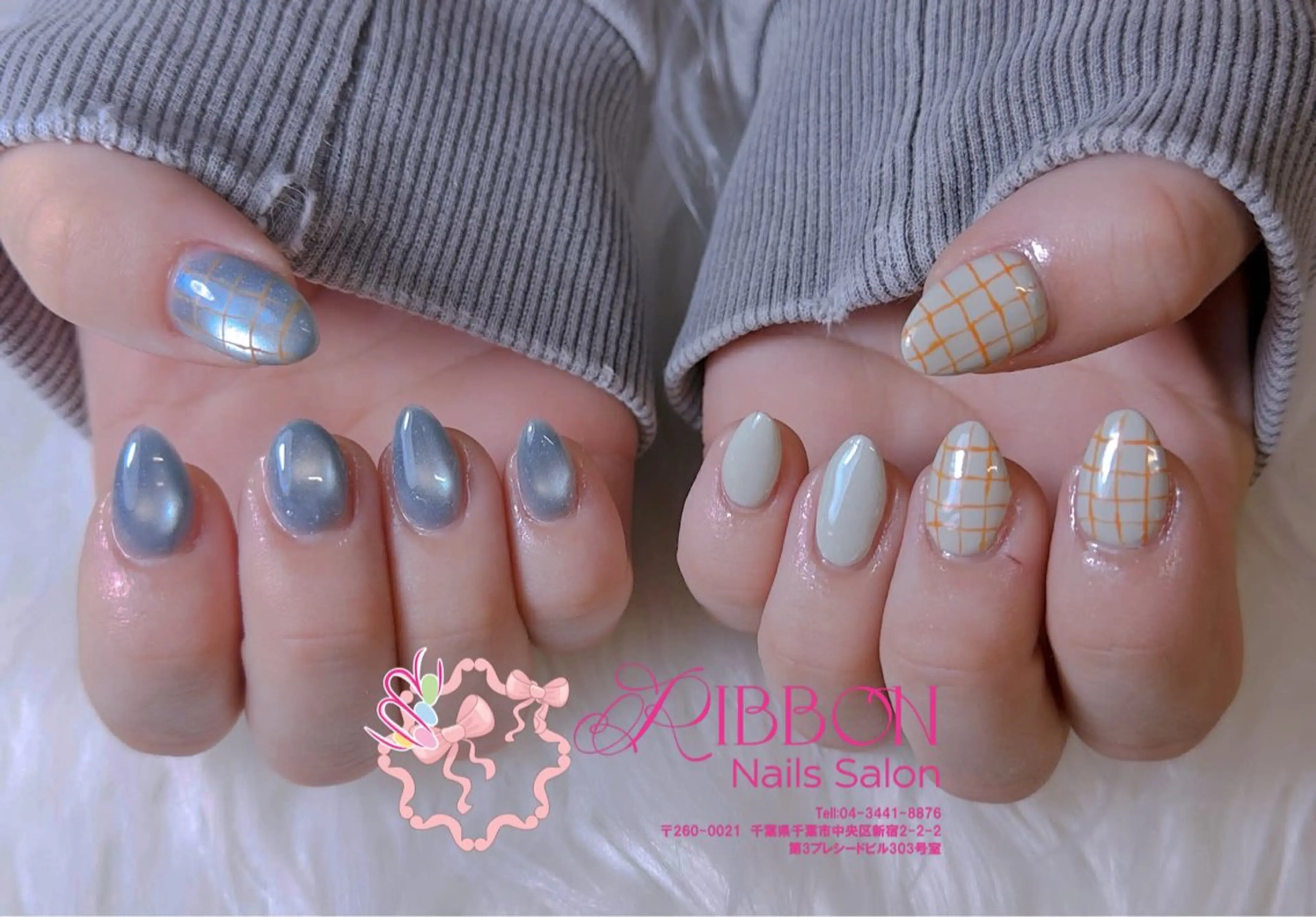 ネイル ジェルネイル マグネットネイル Yuki nailのネイルデザイン