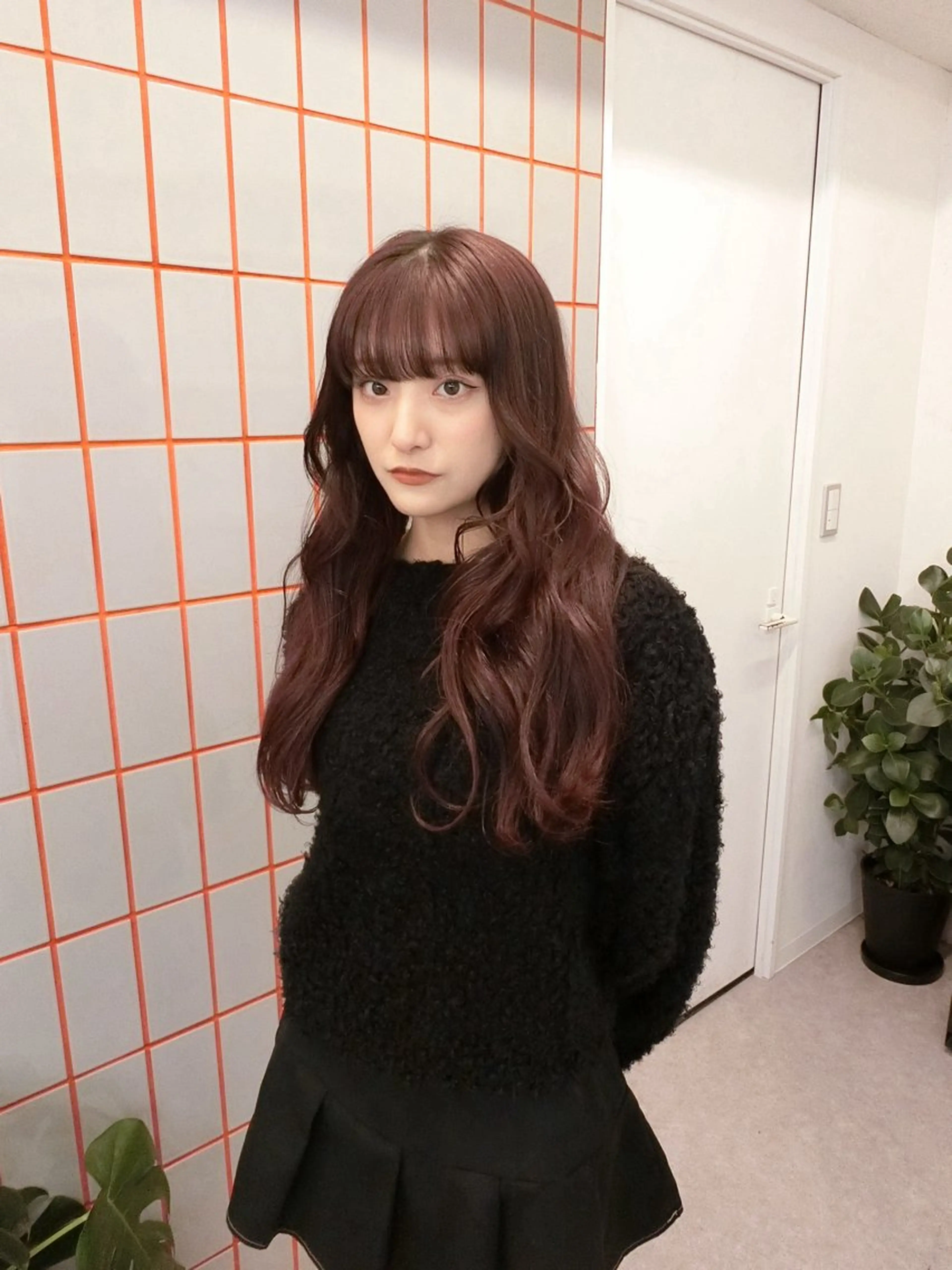 ロング カラー PELE所属・💍透明感 💖艶ミルクティーのヘアスタイル