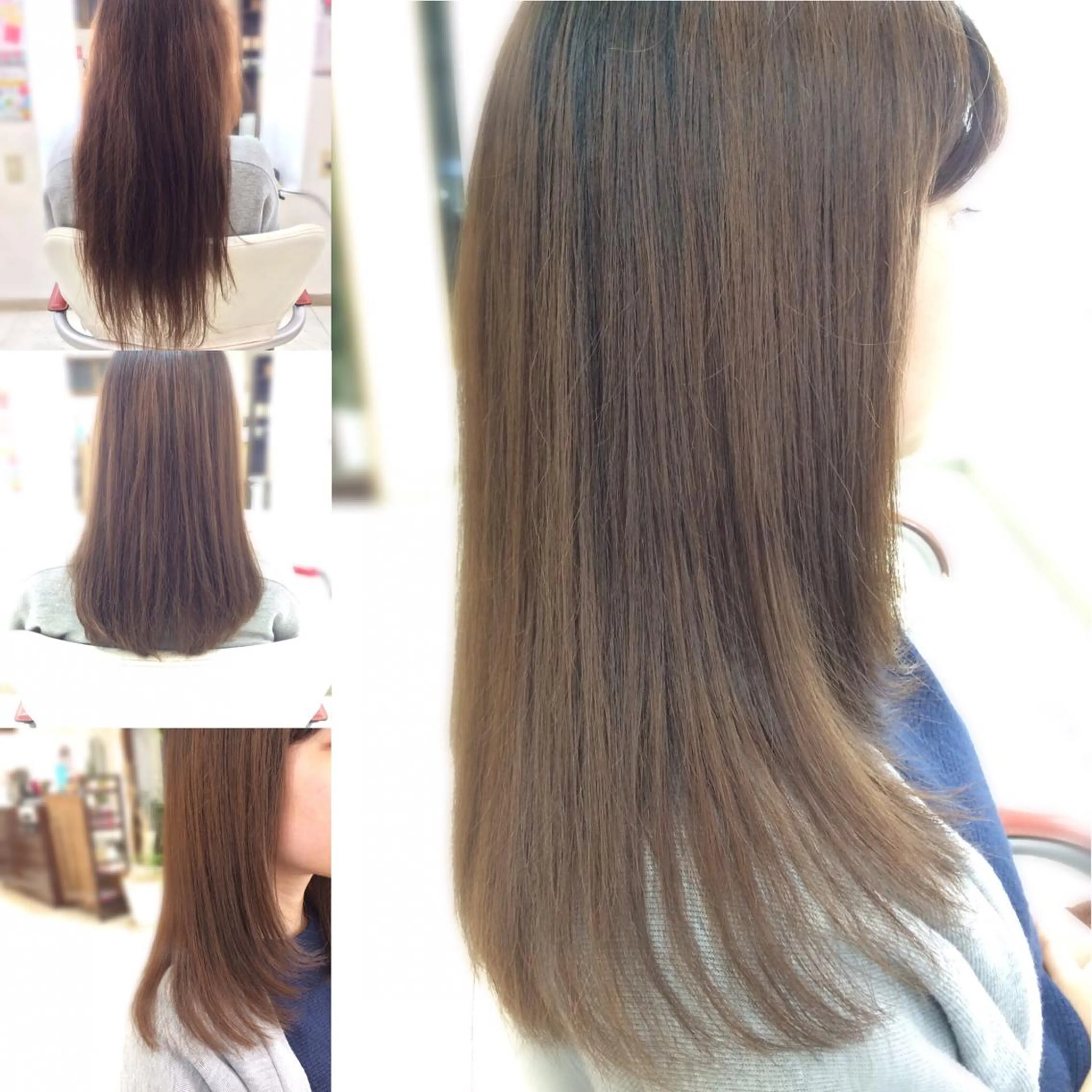 セミロング いけだ ゆうのヘアスタイル