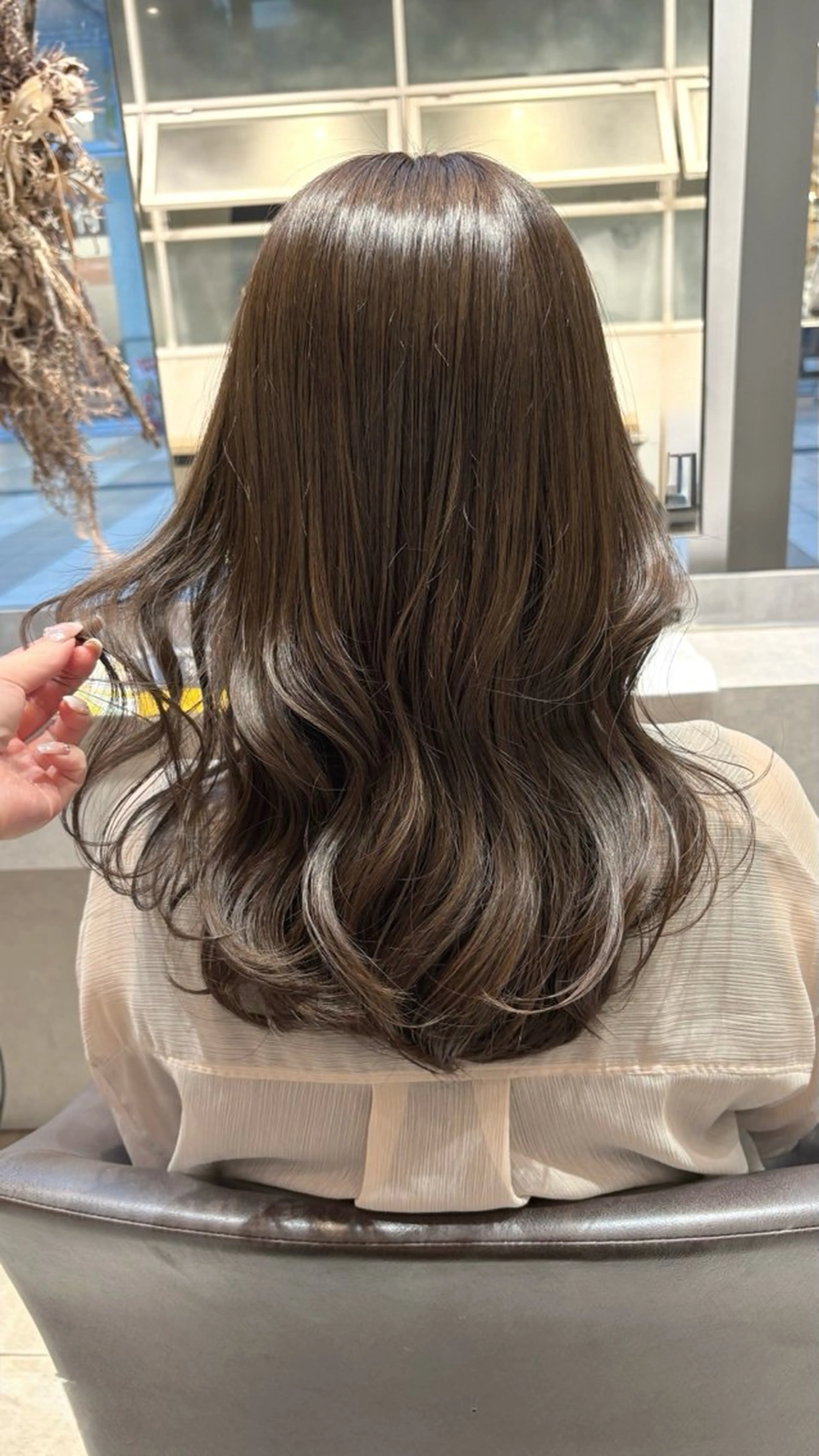 セミロング 透明感カラー♡ Mahoのヘアスタイル