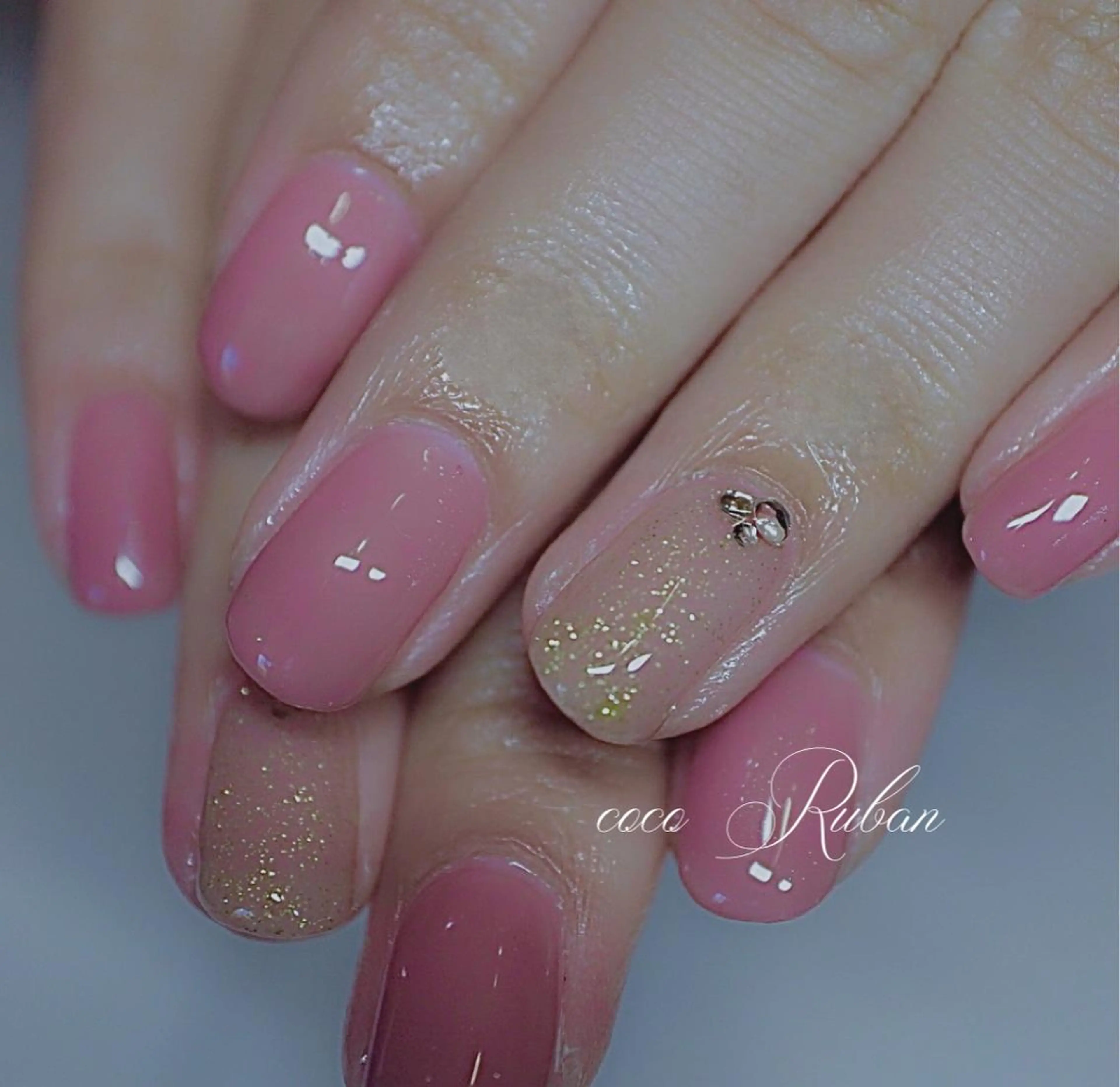 ネイル 自爪育成ネイルサロン ココリュバンのネイルデザイン