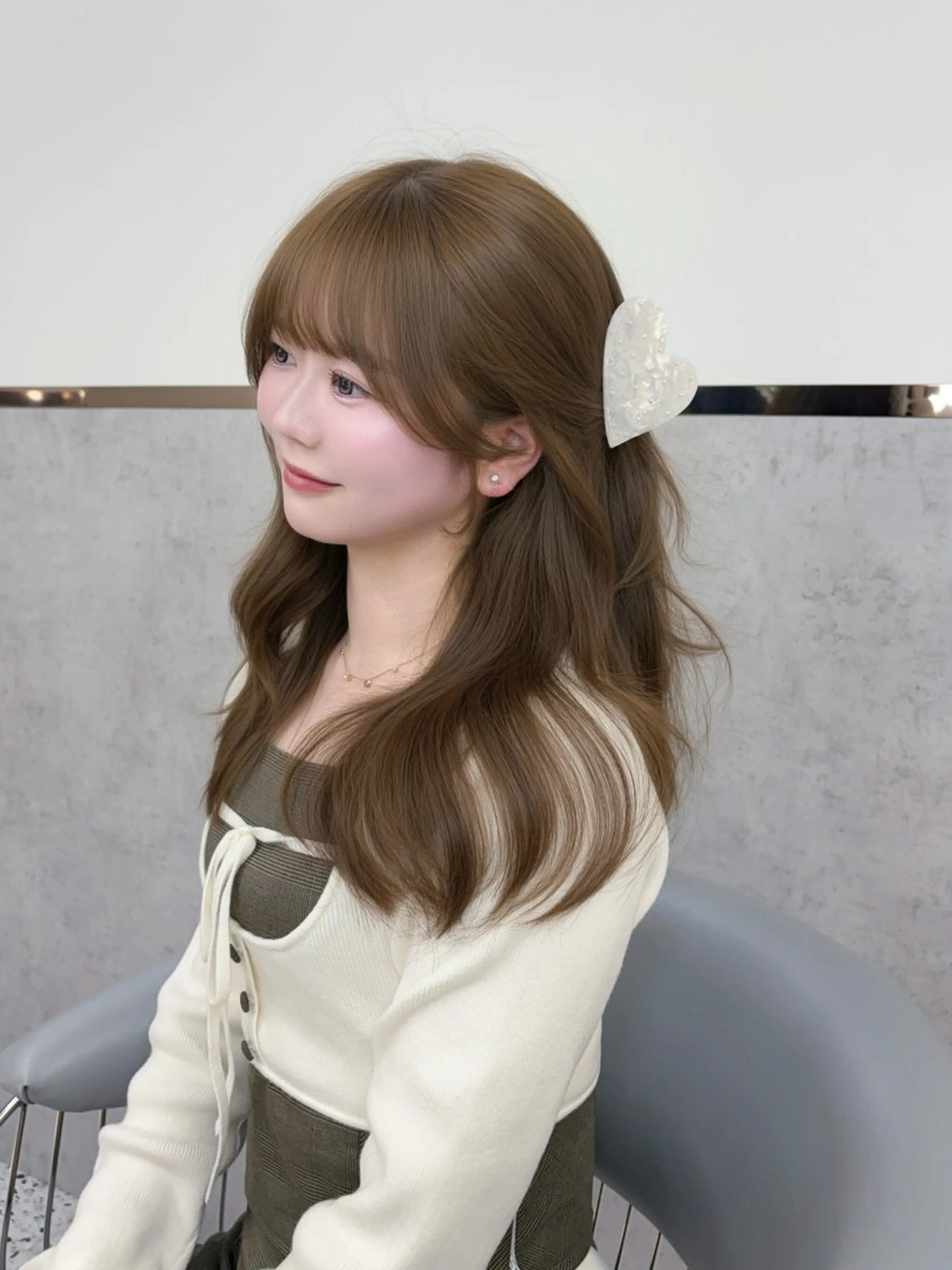 ロング カット ヘアカラー トリートメント 似合わせレイヤー / minami ⟡.·のヘアスタイル