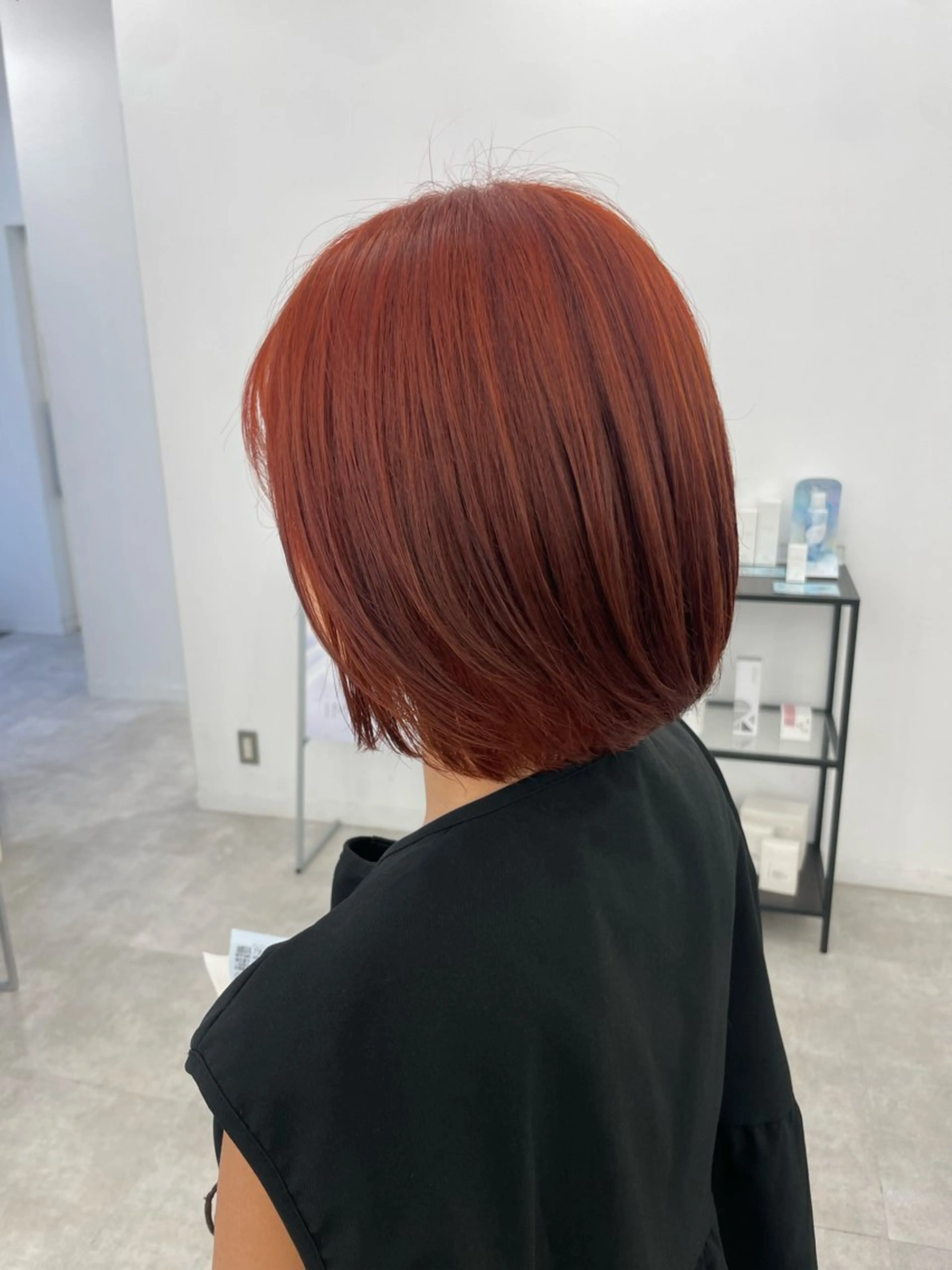 ミディアム カラー ヘアアレンジ ヘアカラー トリートメント 【Sweep】おじま のぞみのヘアスタイル