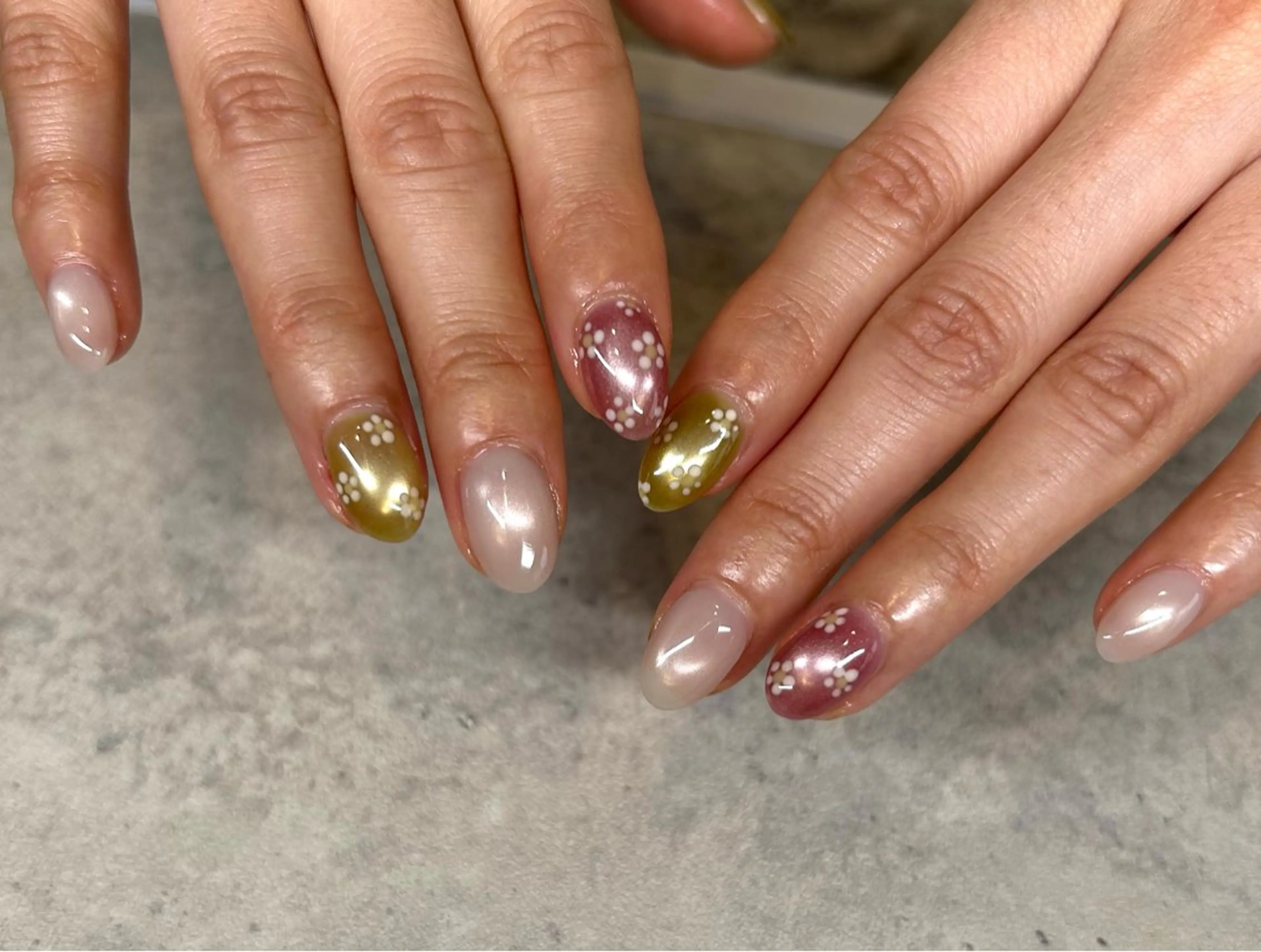ネイル フラッシュネイル マグネットネイル ニュアンスネイル オフィスネイル ショートネイル ハンドネイル sufu. nail YUKIのネイルデザイン