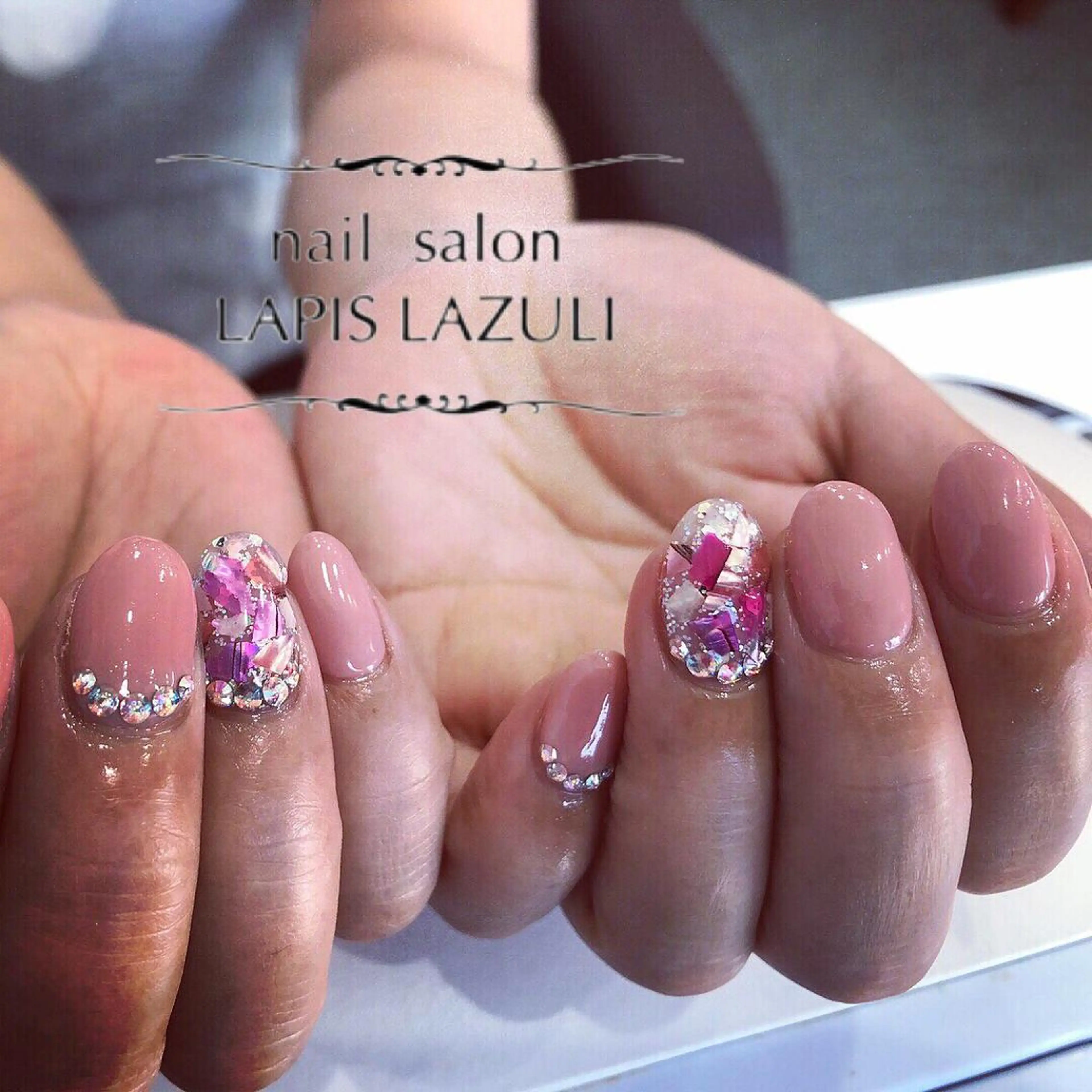 ネイル nail salon ラピスラズリのネイルデザイン