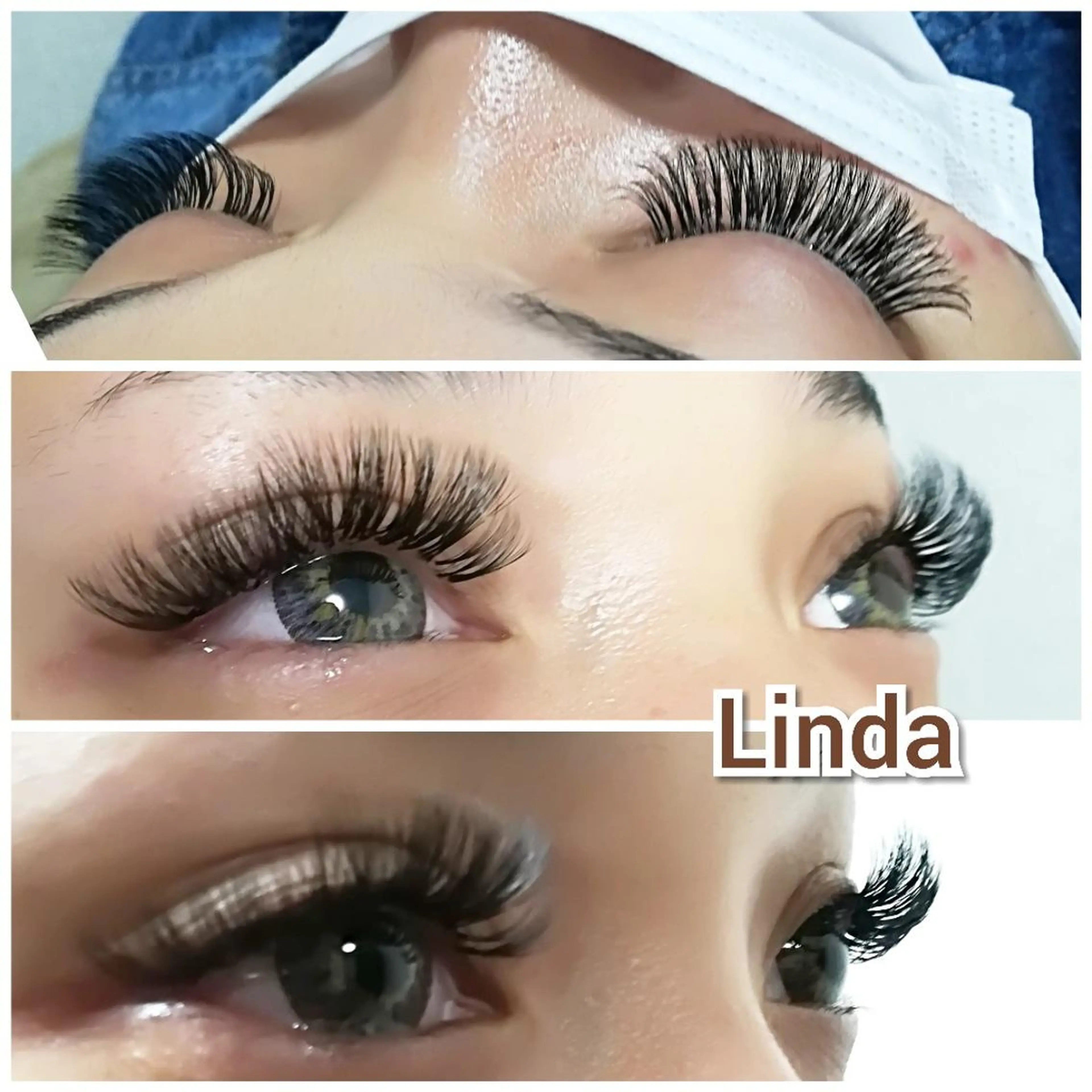 マツエク・マツパ 付け放題 ボリュームラッシュ linda lashesのマツエク・マツパデザイン