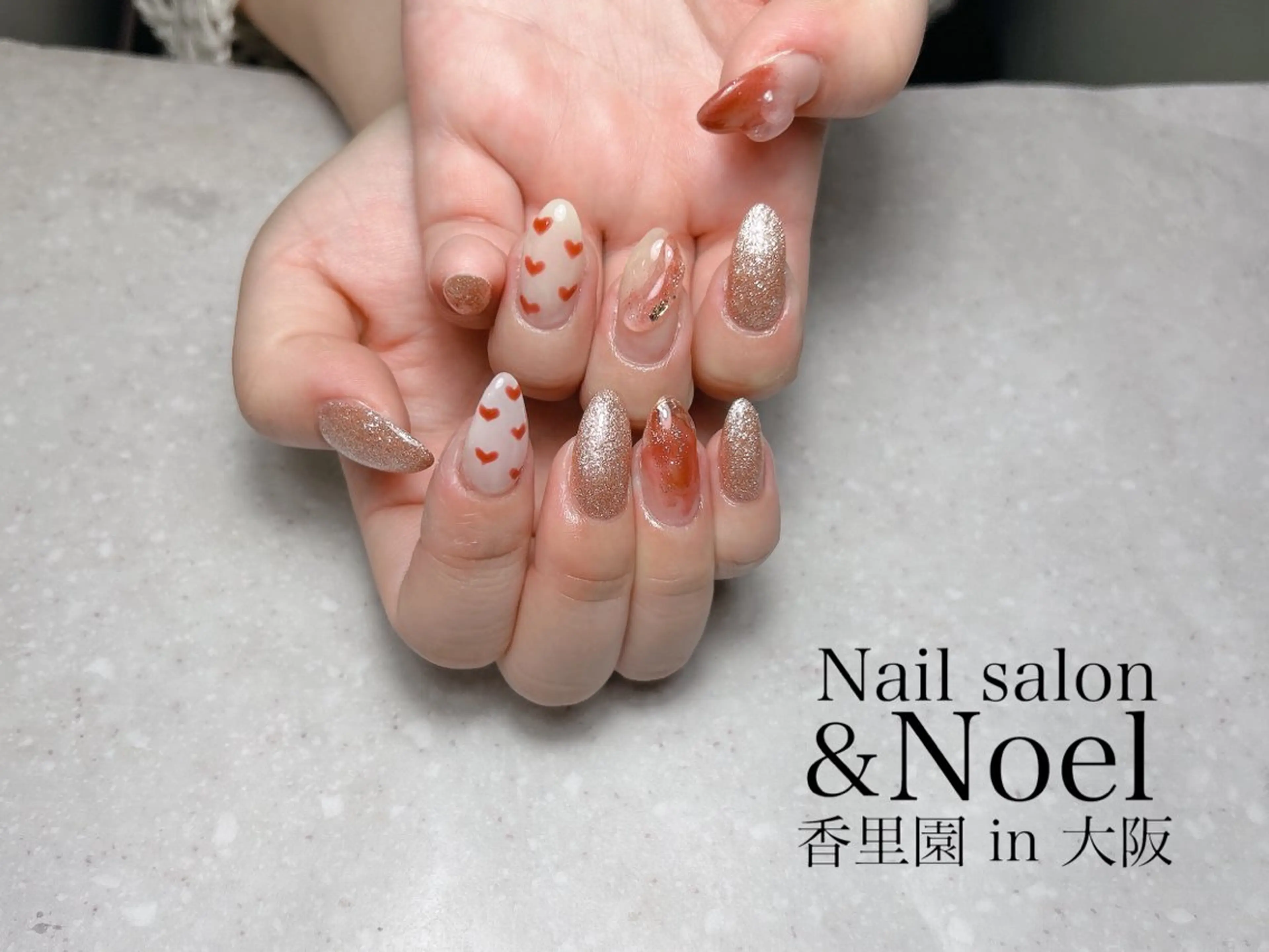 ネイル ハンドネイル Nailsalon  &Noel所属・もも 🍑のネイルデザイン