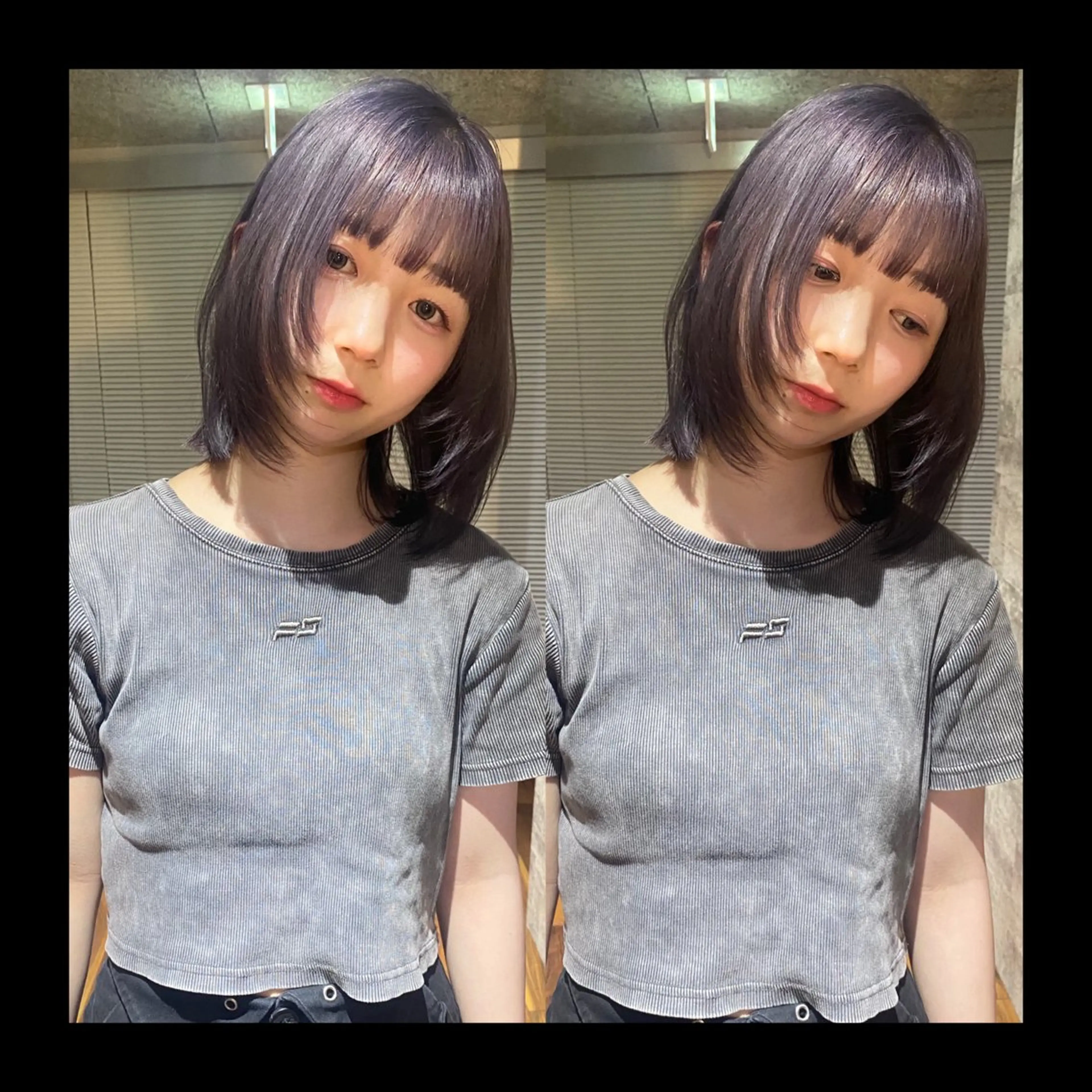 ミディアム カラー 縮毛矯正 カット ヘアカラー トリートメント mai / linoah˚✧のヘアスタイル