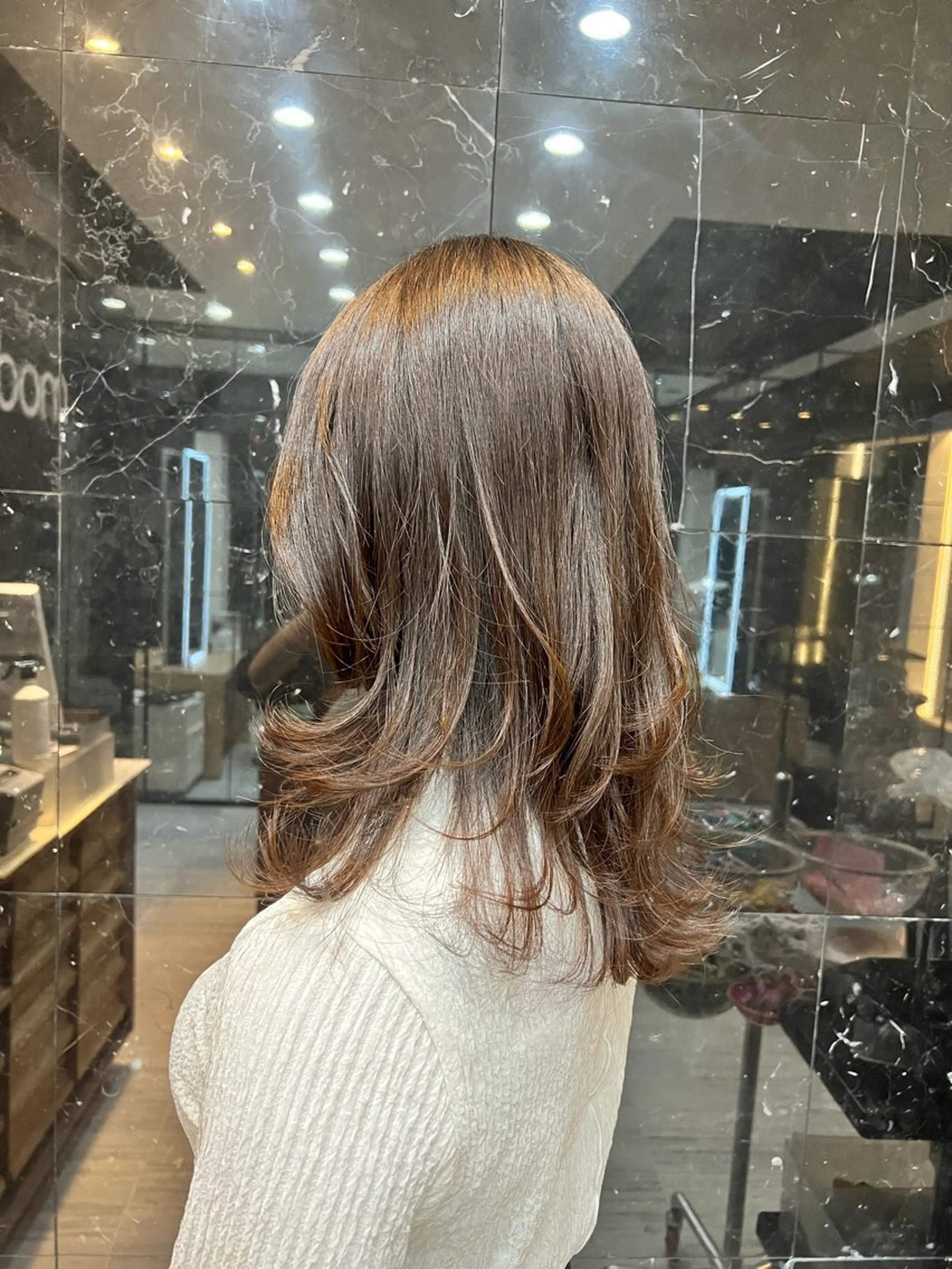 セミロング Sakura モッズヘア宇都宮のヘアスタイル