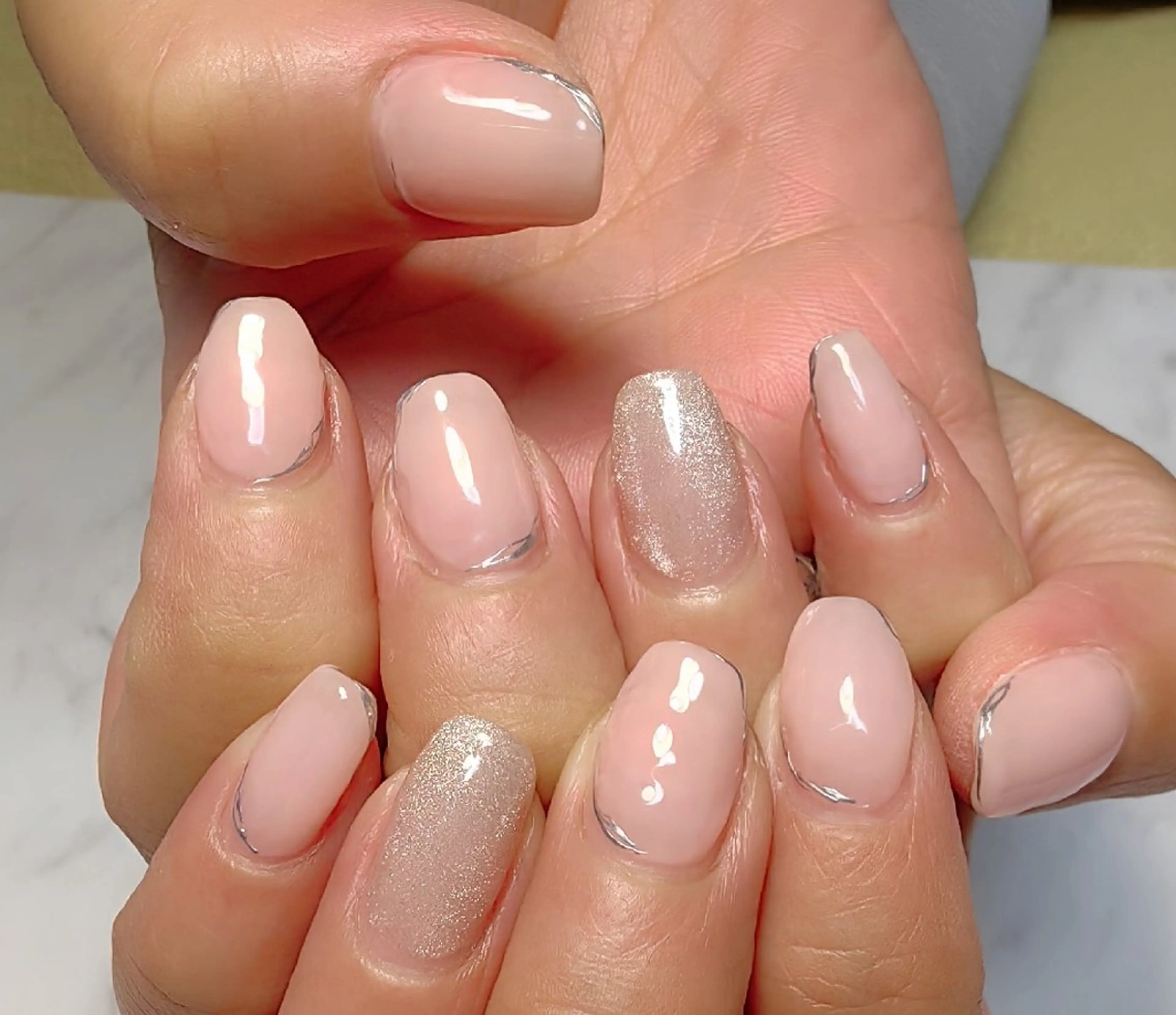 ネイル ピンク ハンドネイル reve あやののネイルデザイン