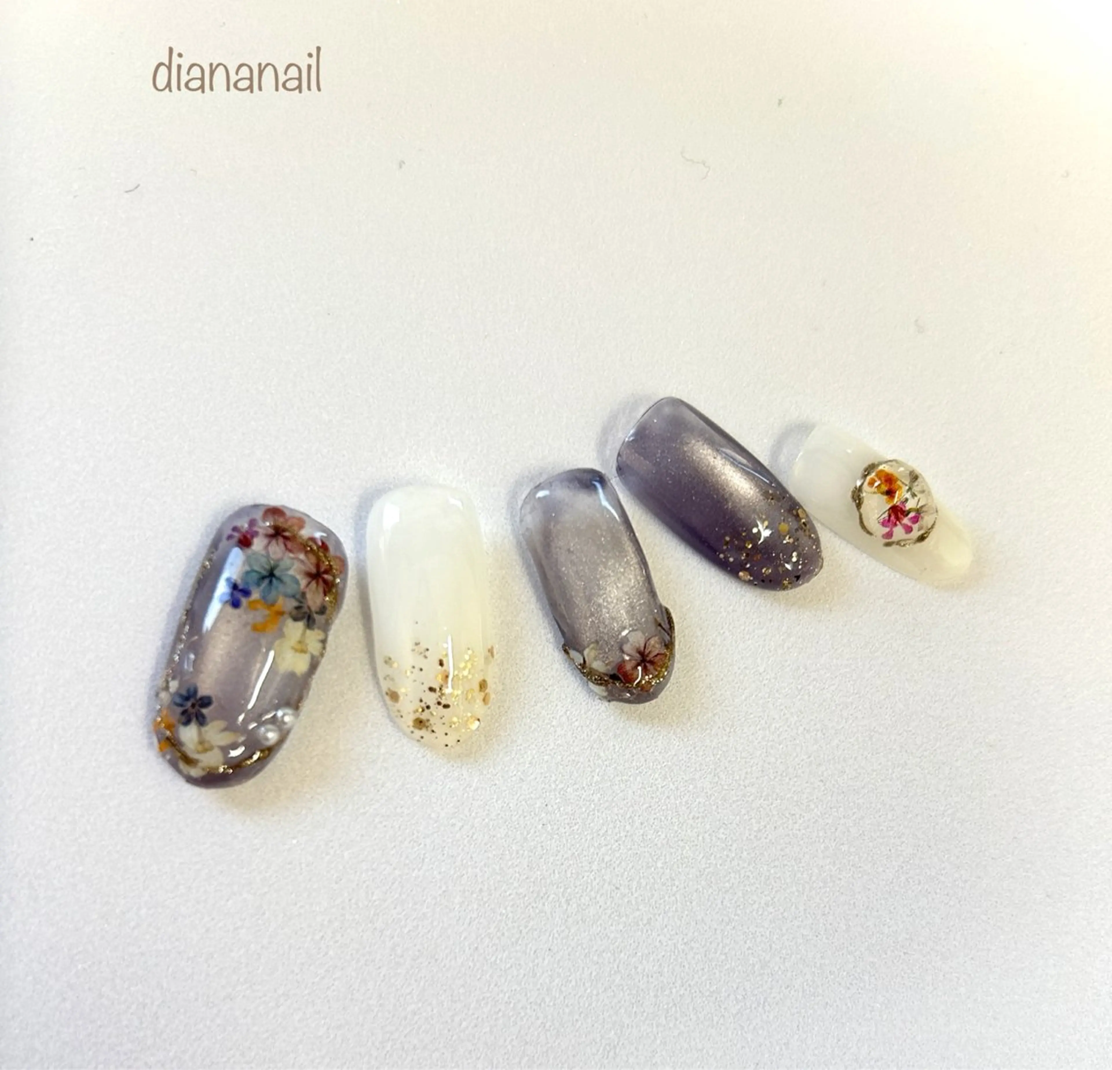 ネイル アートネイル マグネットネイル みな とのネイルデザイン