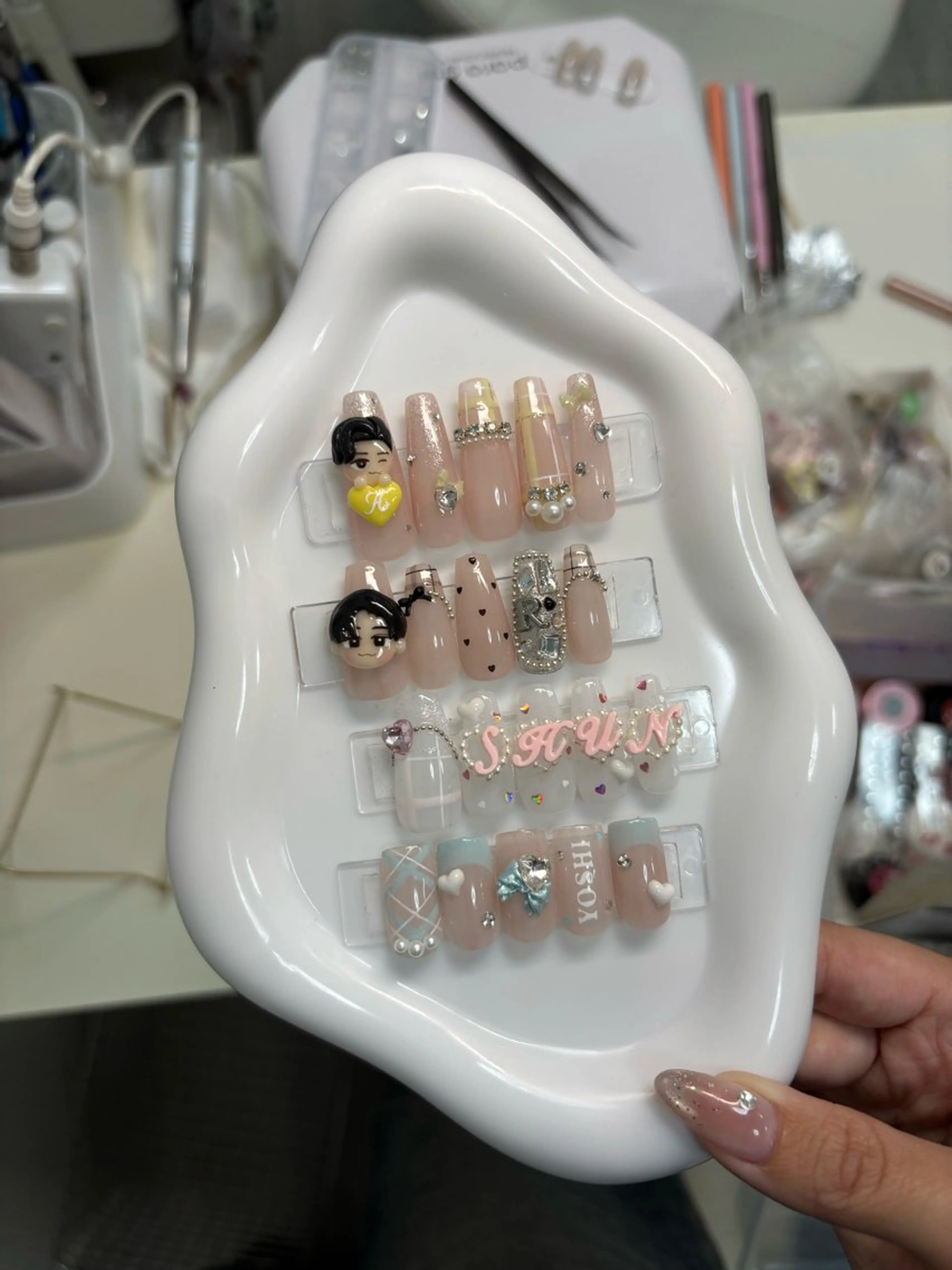 ネイル ハート nail salon stellaのネイルデザイン