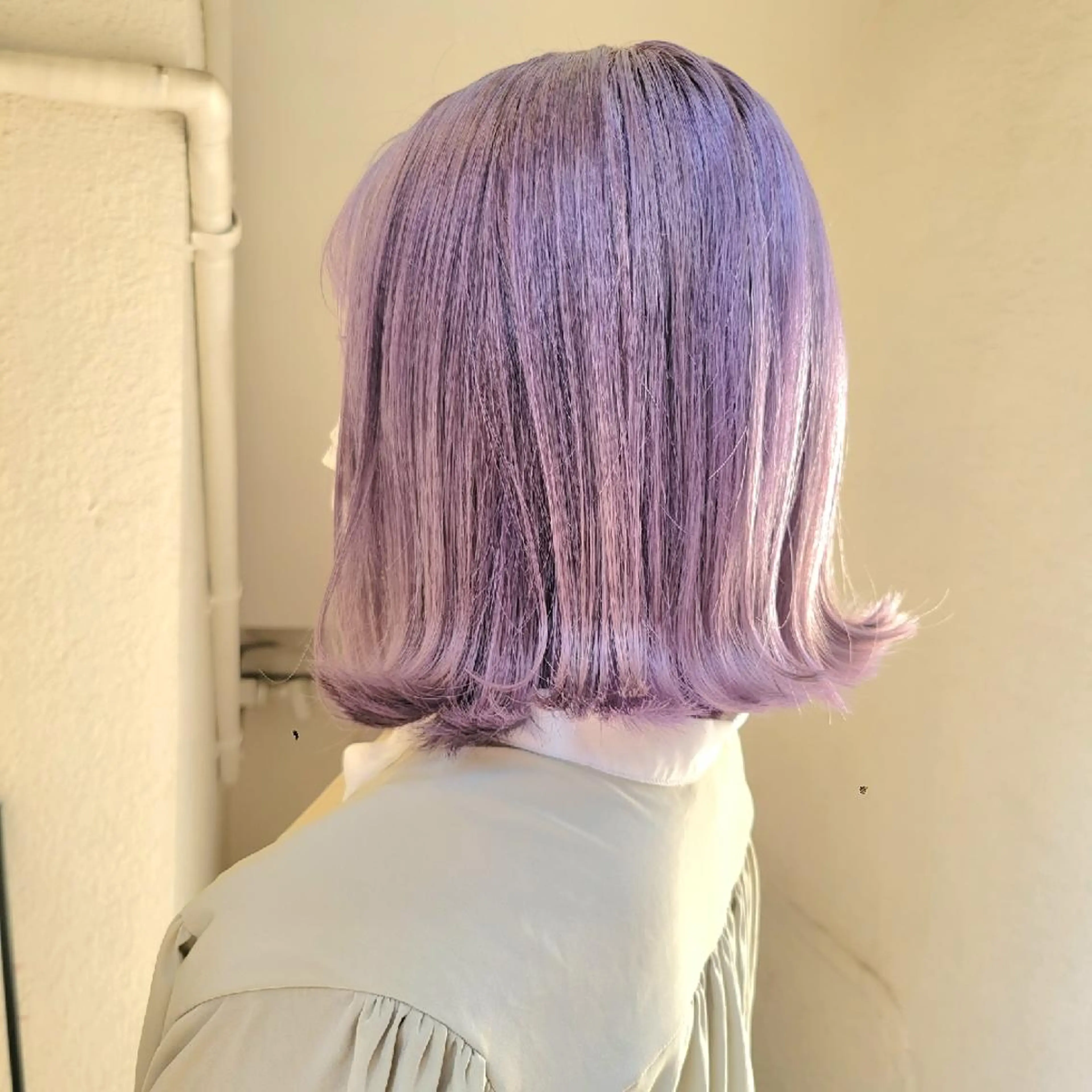 ミディアム カット ヘアカラー トリートメント 🇰🇷透明感×ハイ トーン🌟tomoのヘアスタイル