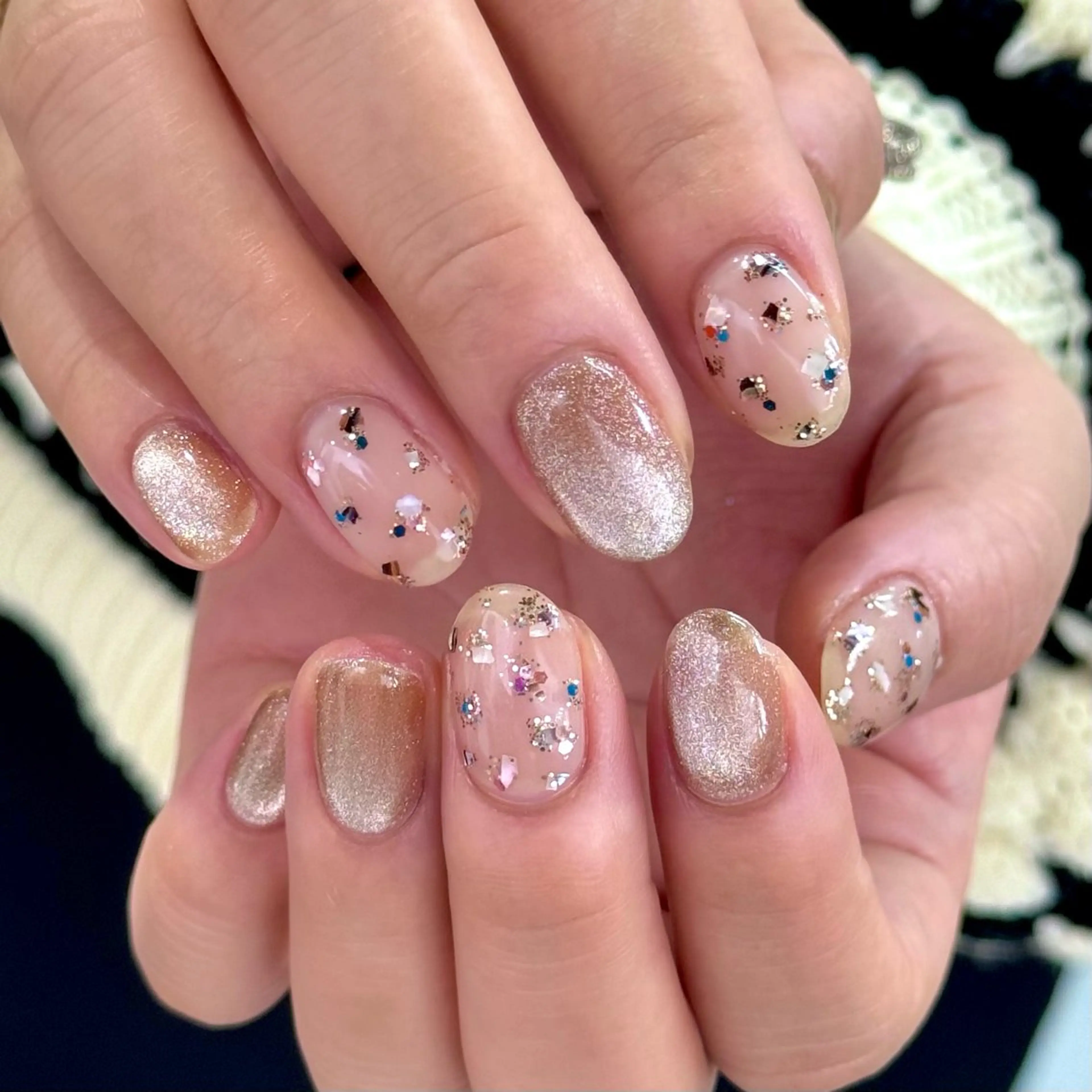 ネイル オフィスネイル ハンドネイル HARUKA ネイリスト福岡/薬院のネイルデザイン