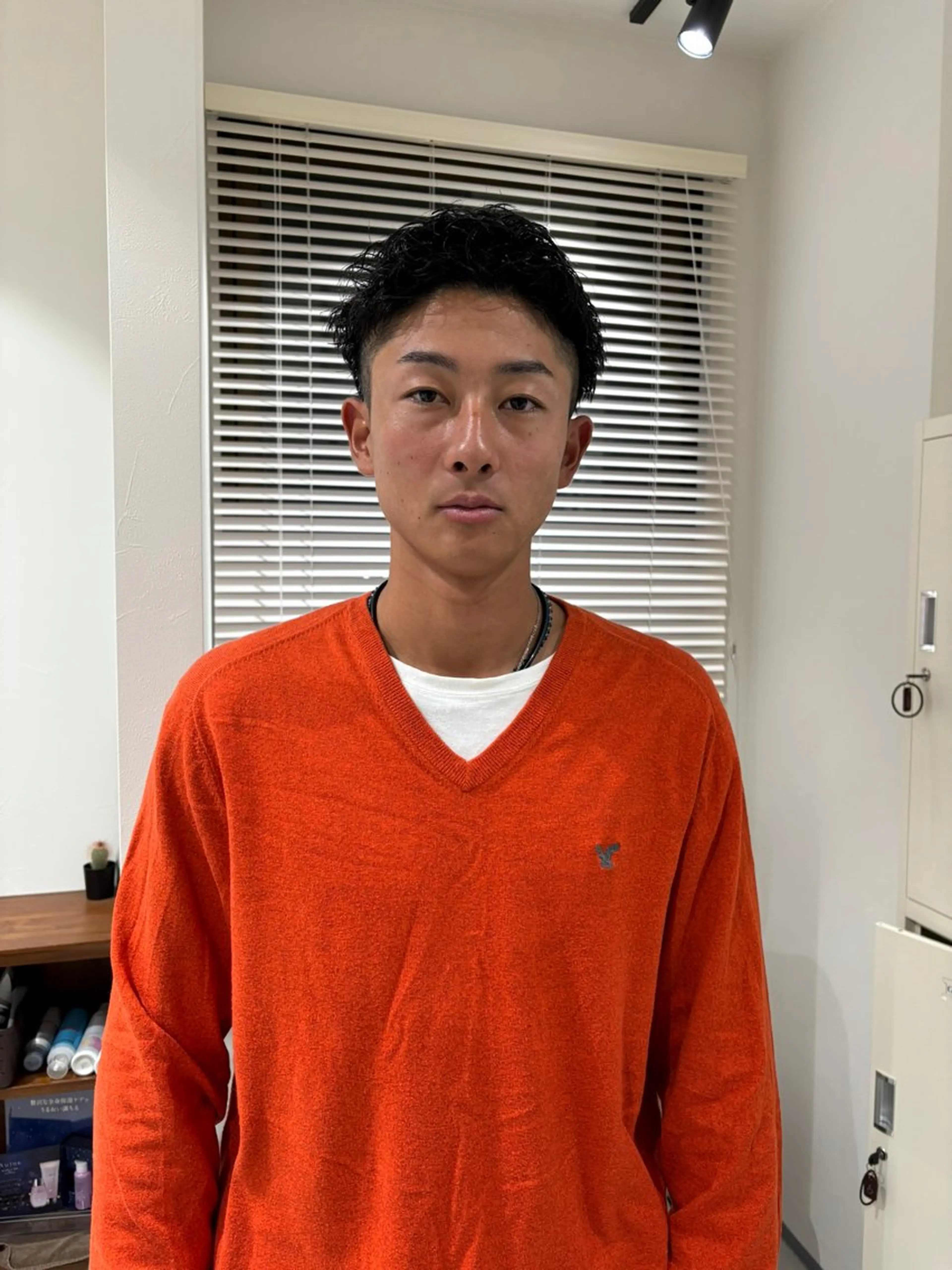 メンズ メンズパーマ ボブ/レイヤー /河内温太のヘアスタイル