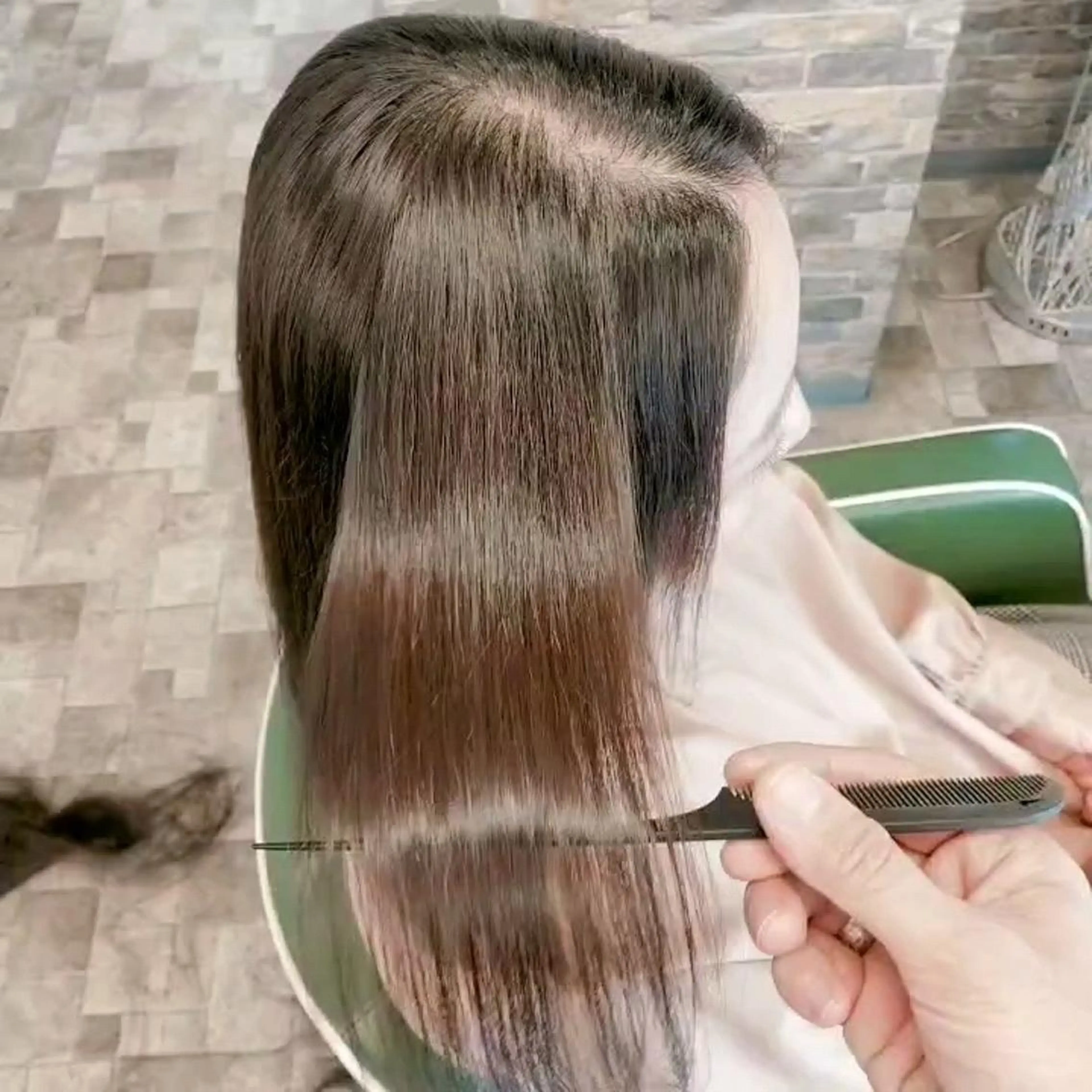 セミロング セミロングパーマ くせ毛 髪質改善 縮毛矯正 縮毛矯正 トリートメント デザインカラー 髪質改善Lilithのその他イメージ