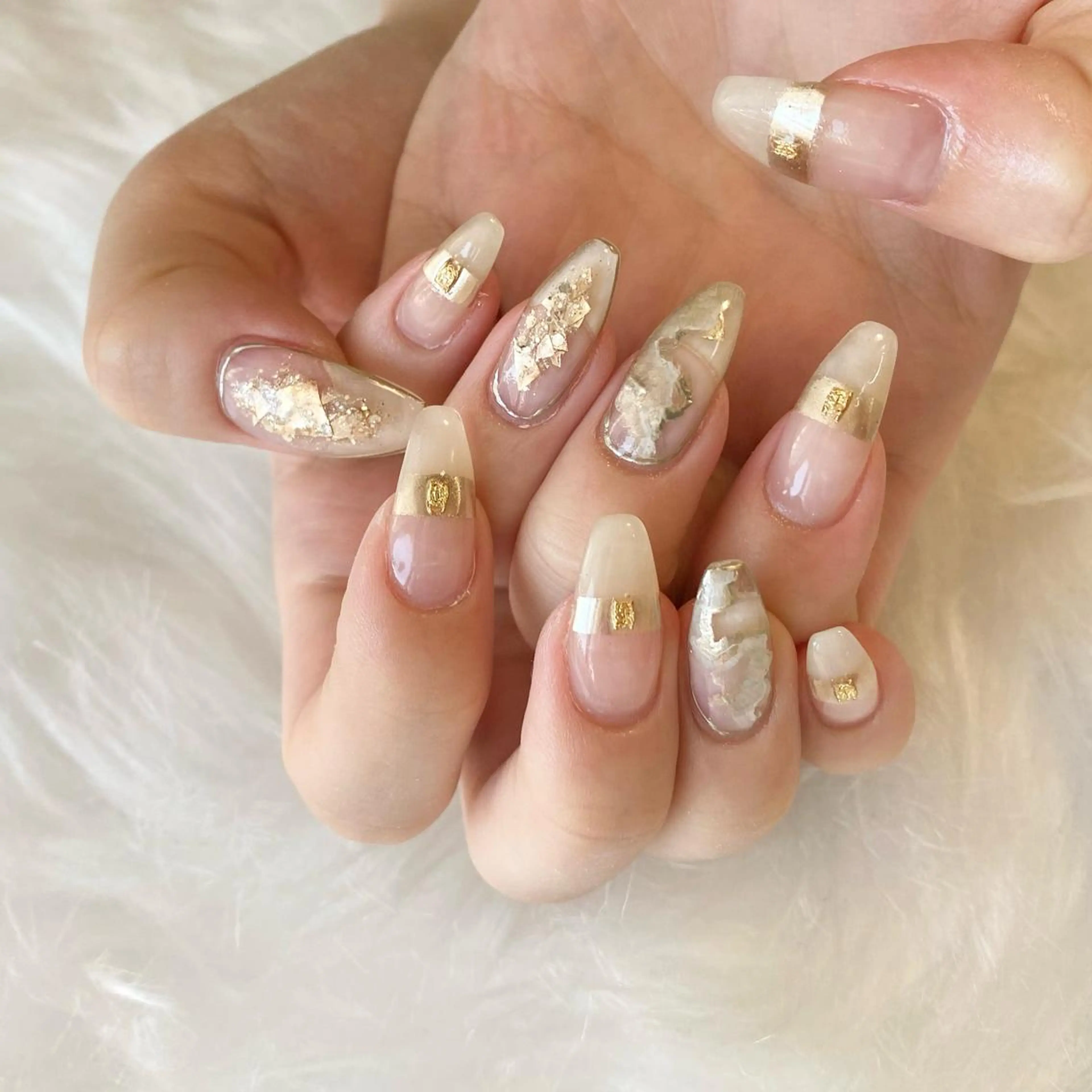 ネイル Ray. ／綺麗目ニュアンスのネイルデザイン