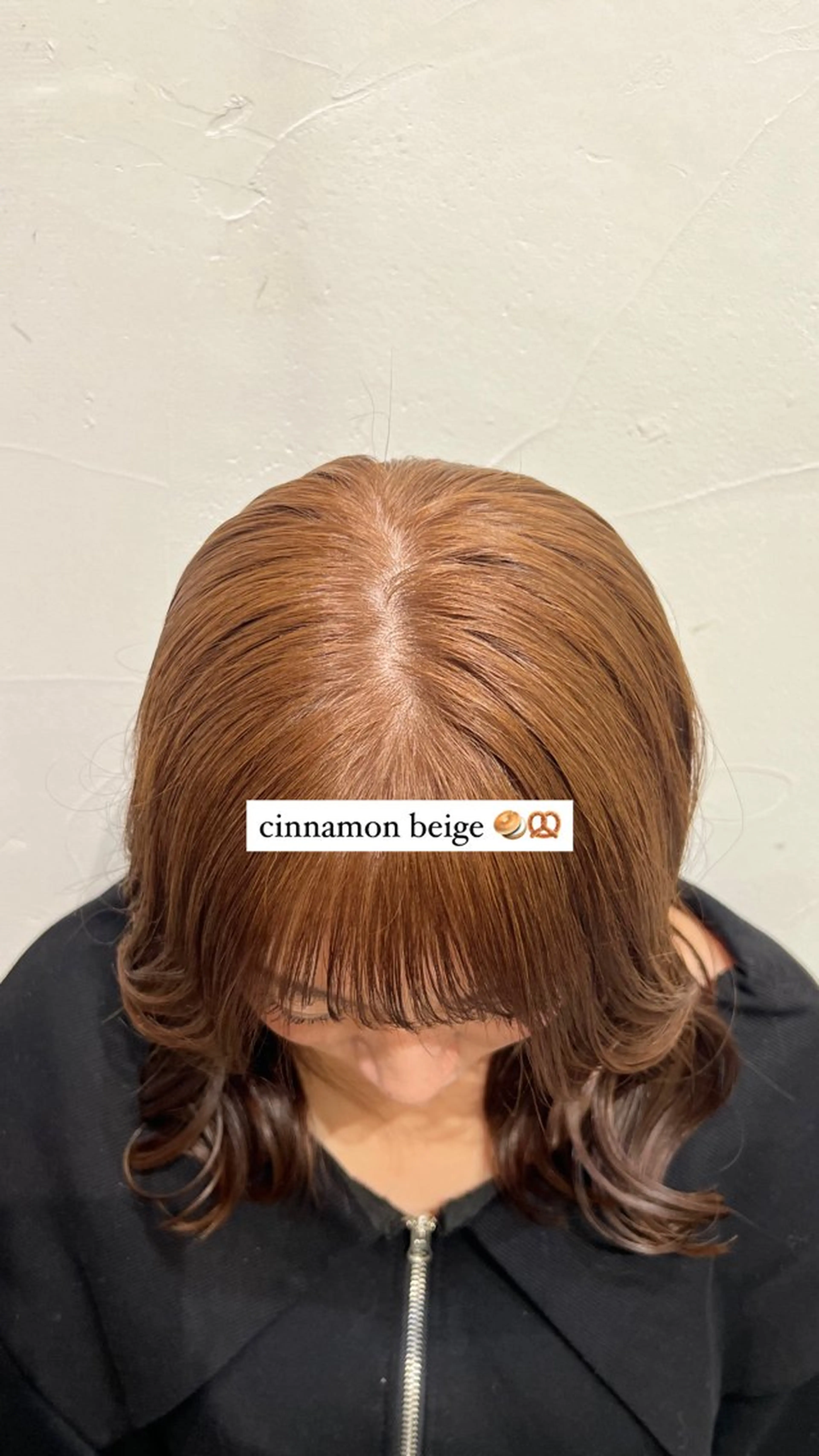 ミディアム カラー ベージュカラー ベージュ/ブリーチ無 し/透明感/yukiのヘアスタイル