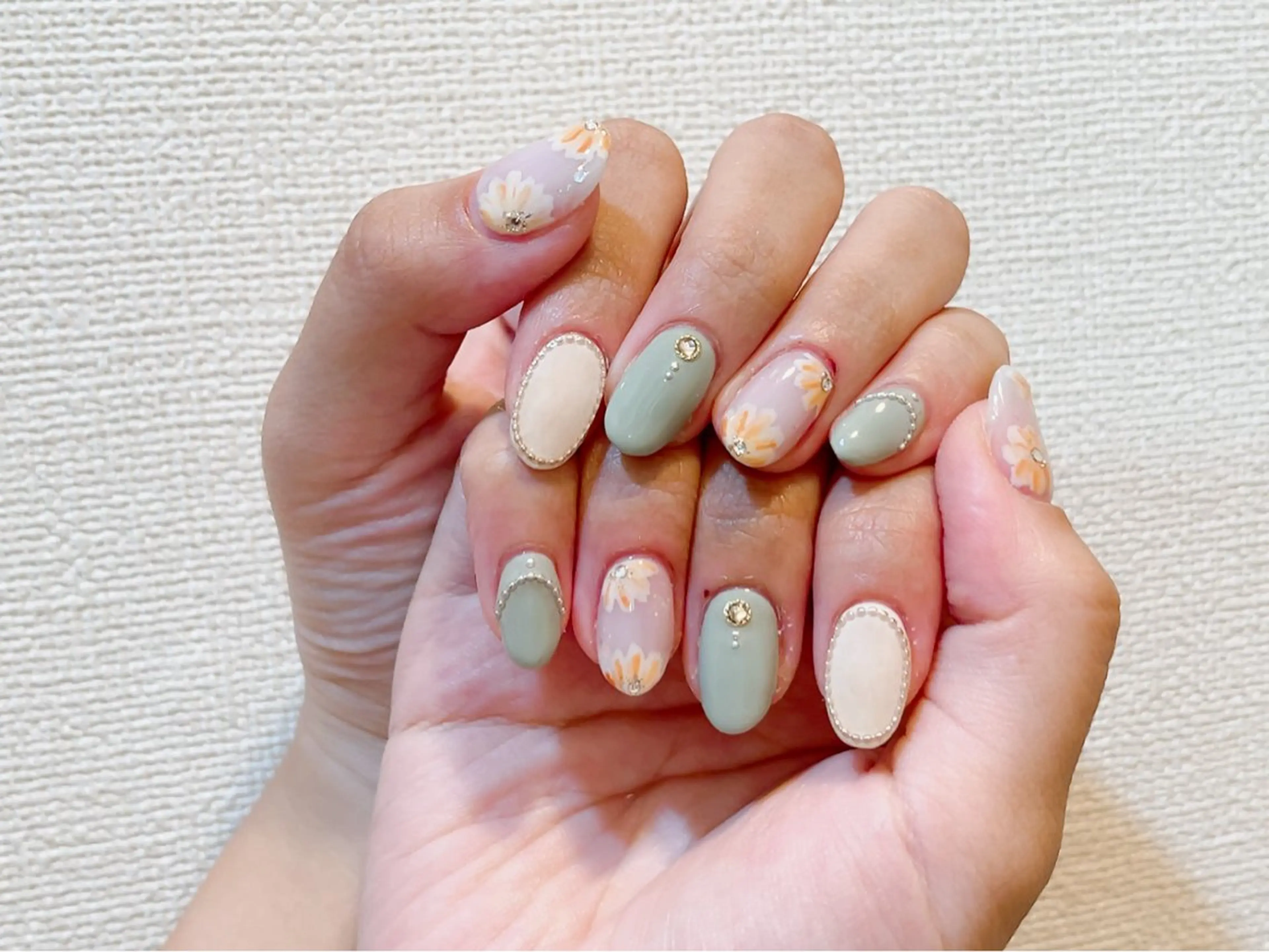 ネイル アートネイル ジェルネイル メンズネイル パラジェル 春ネイル kikinail 溝の口のネイルデザイン